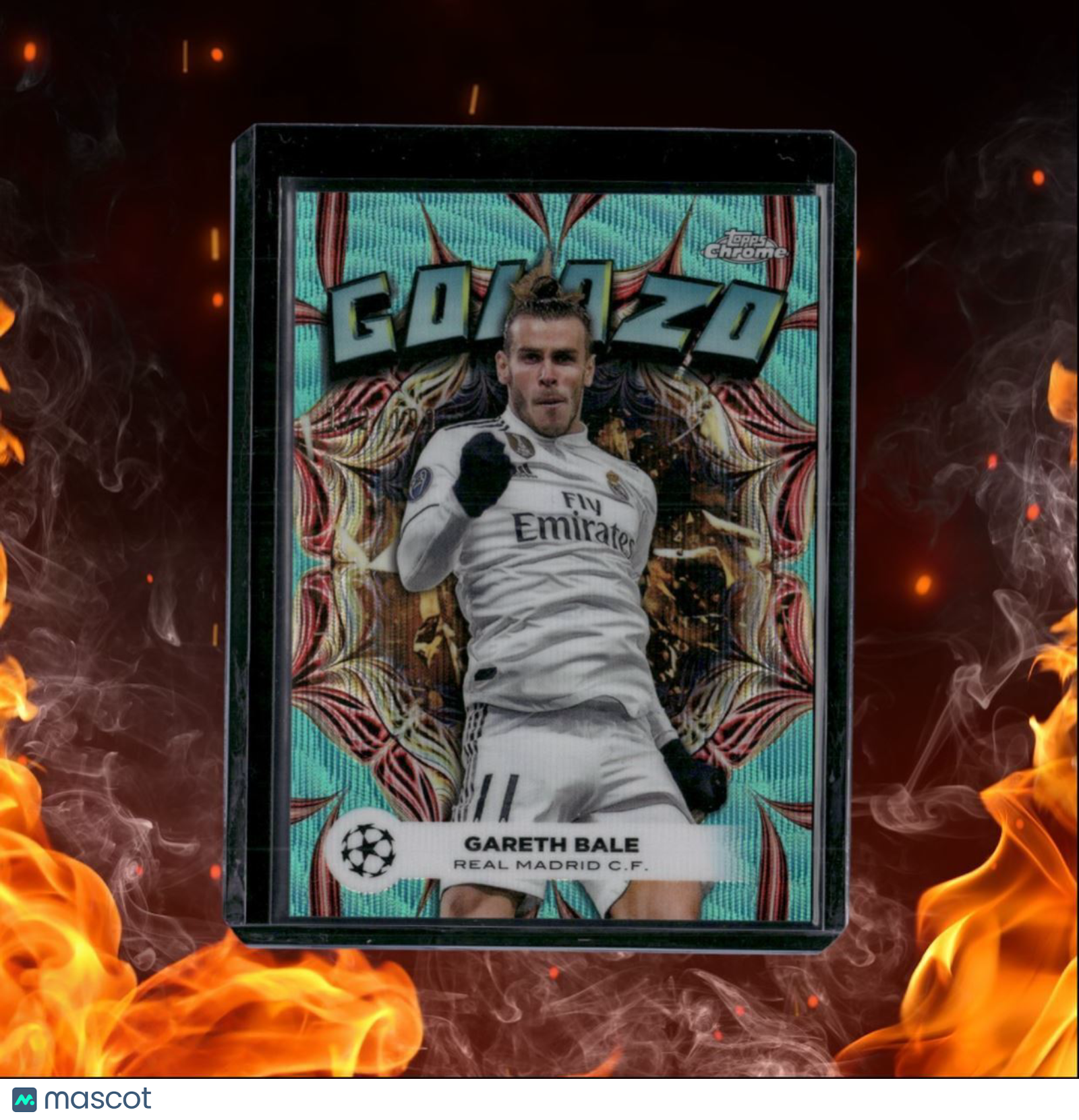2024 Topps Chrome Gareth Bale Golazo Blue Shimmer 172/199 #GL-10
