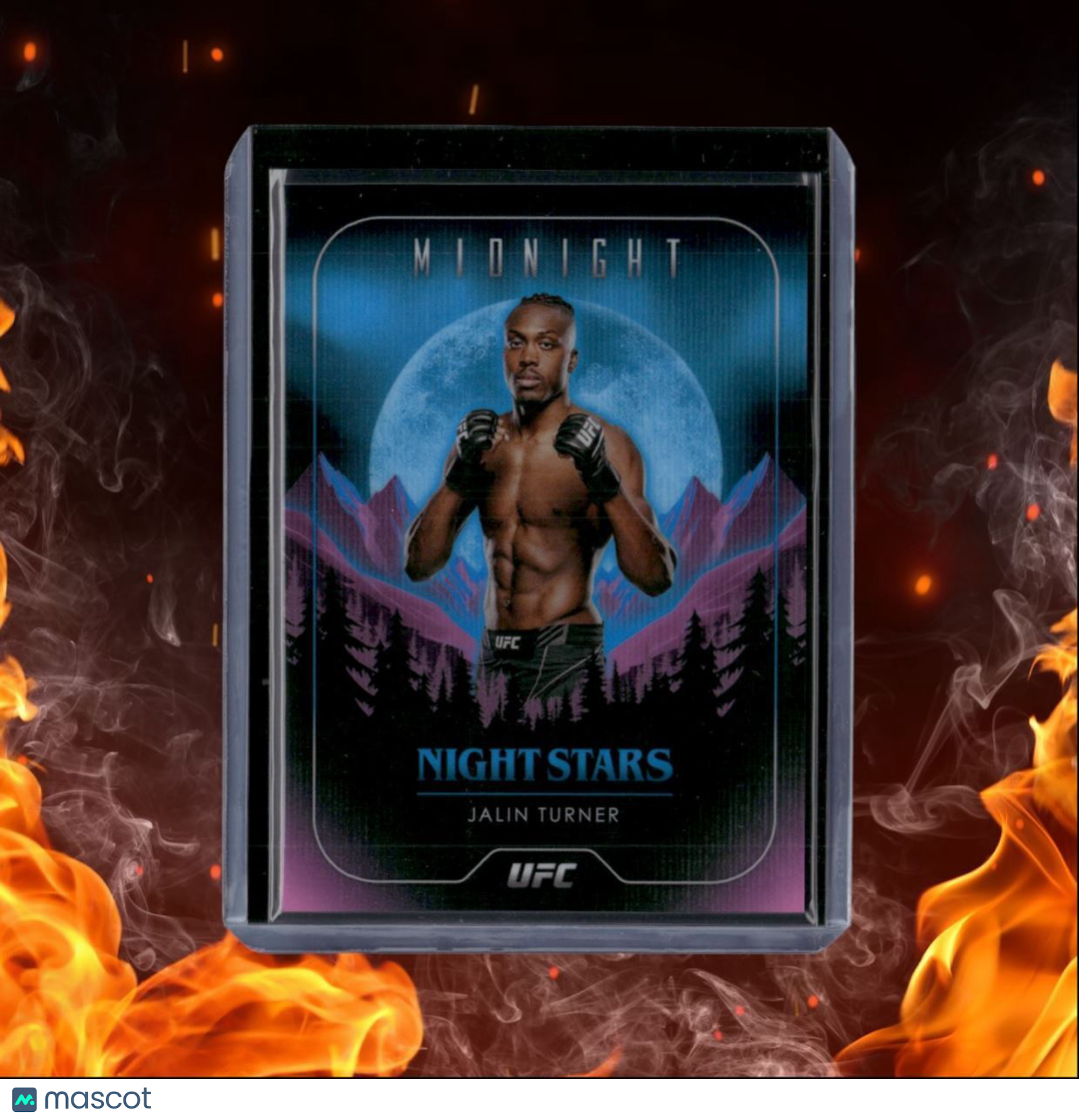 2024 Topps Midnight UFC Jalin Turner Night Stars #NS-14