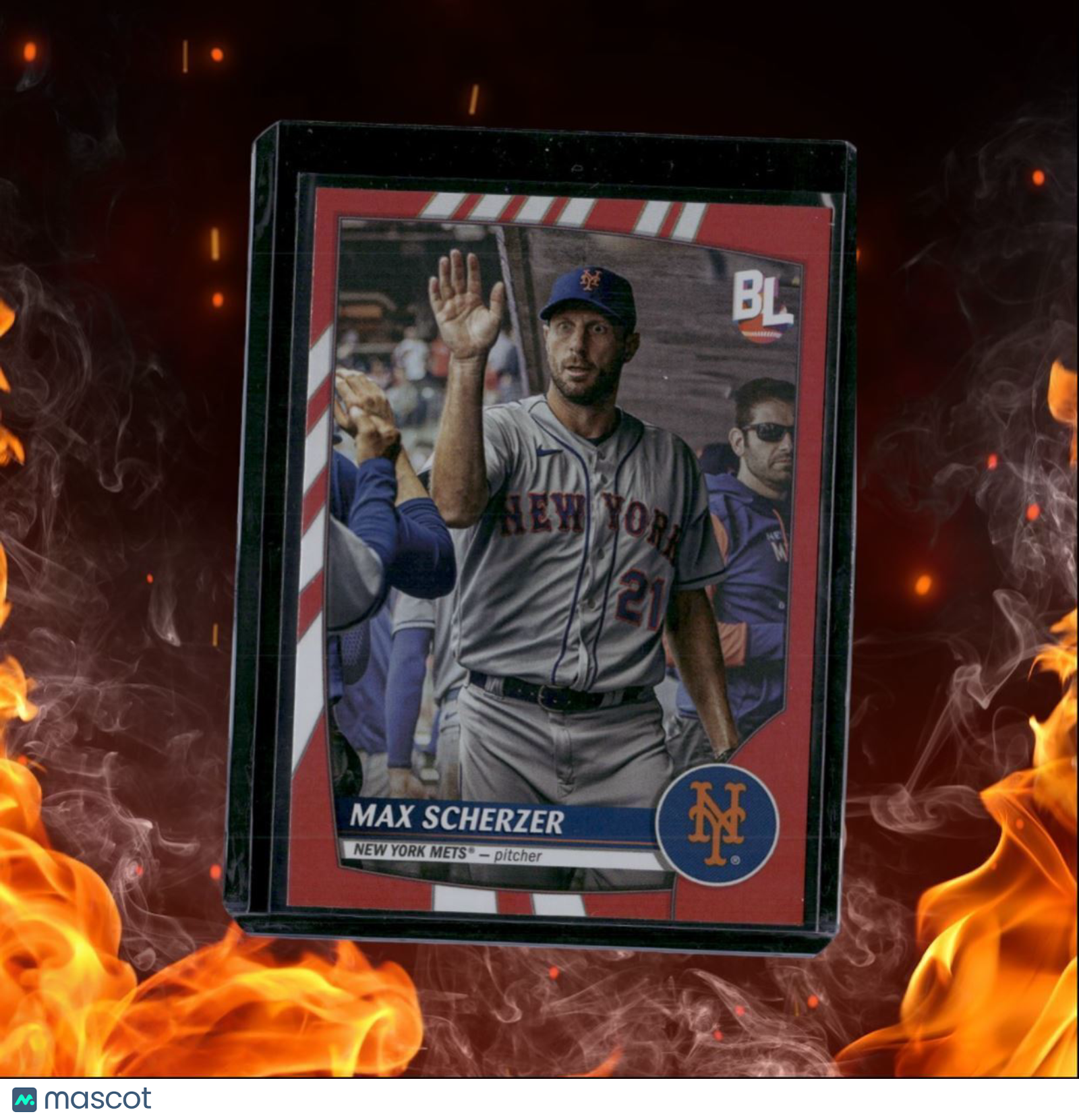 2023 Topps Big League Max Scherzer Super Rare Red Foil #293