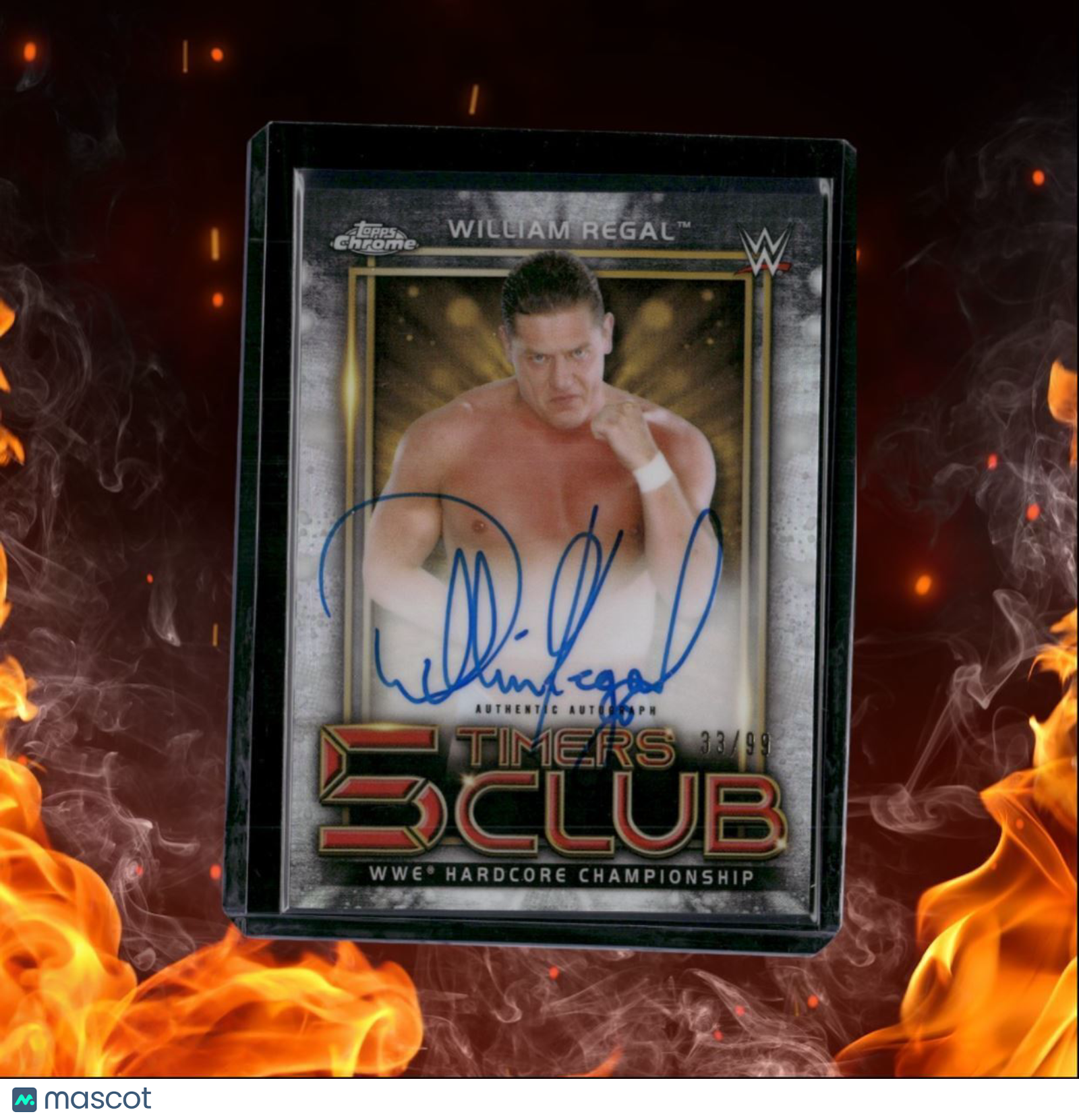 2021 Topps Chrome William Regal Five Timers Club Refractor Auto 33/99 #5TA-WR