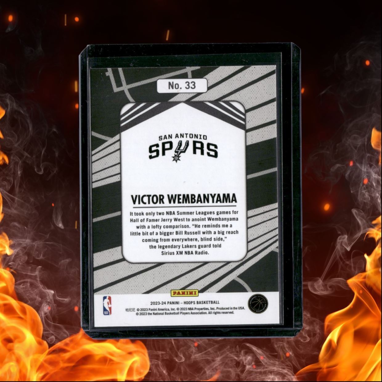 2023-24 Panini Hoops Victor Wembanyama We Got Next Rookie #33