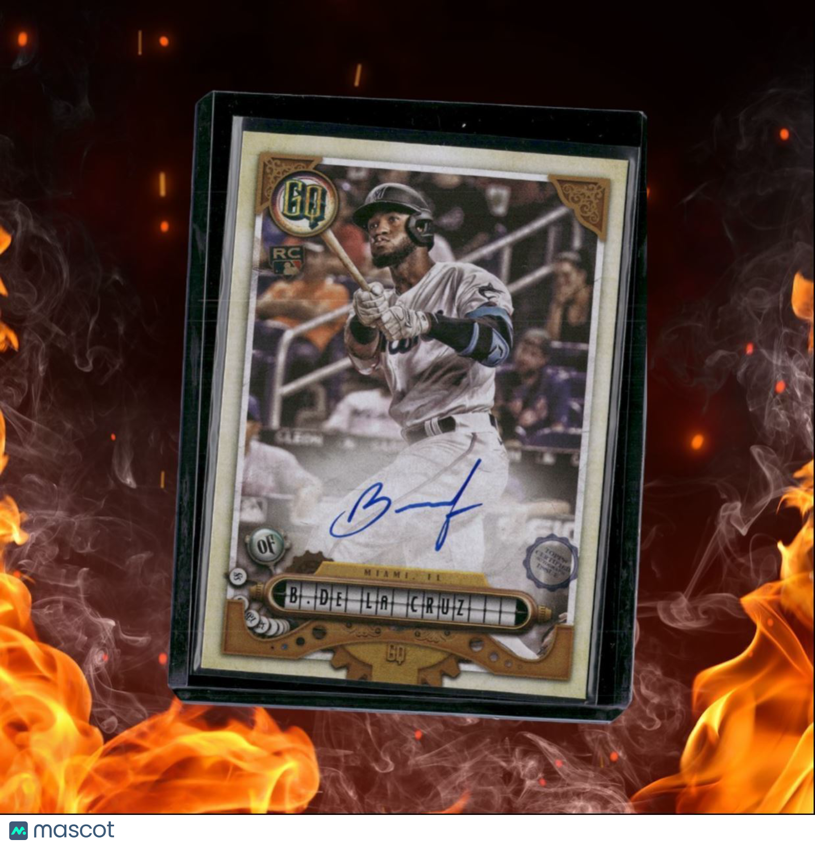 2022 Topps Gypsy Queen Bryan De La Cruz GQ Auto #GQA-BCR