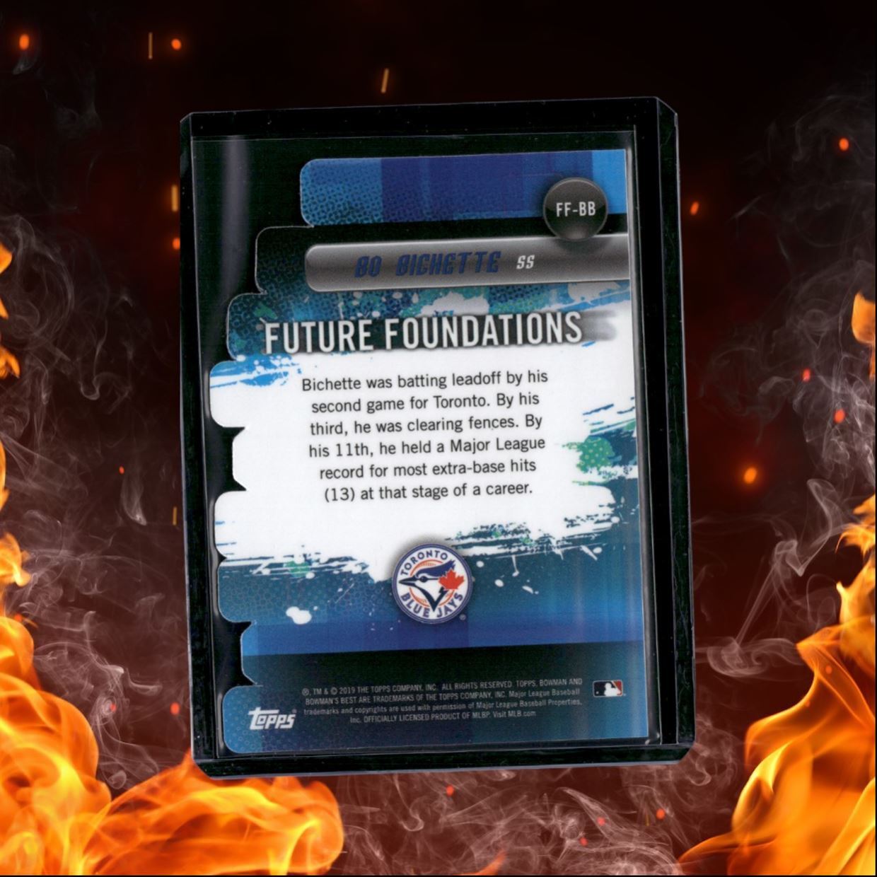 2019 Bowman's Best Bo Bichette Future Foundations Die Cuts #FF-BB