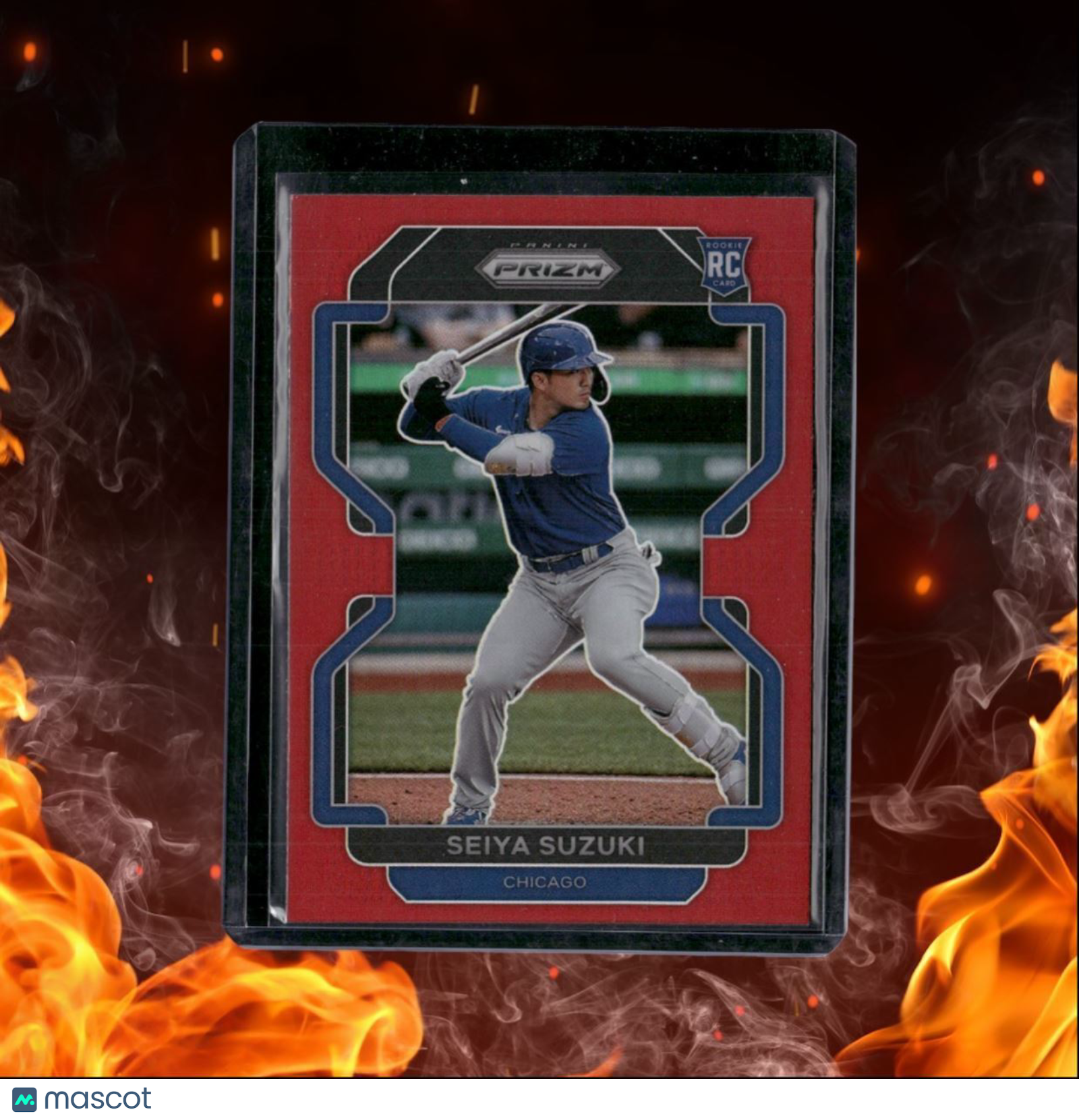 2022 Panini Prizm Seiya Suzuki Red Prizm Rookie #46