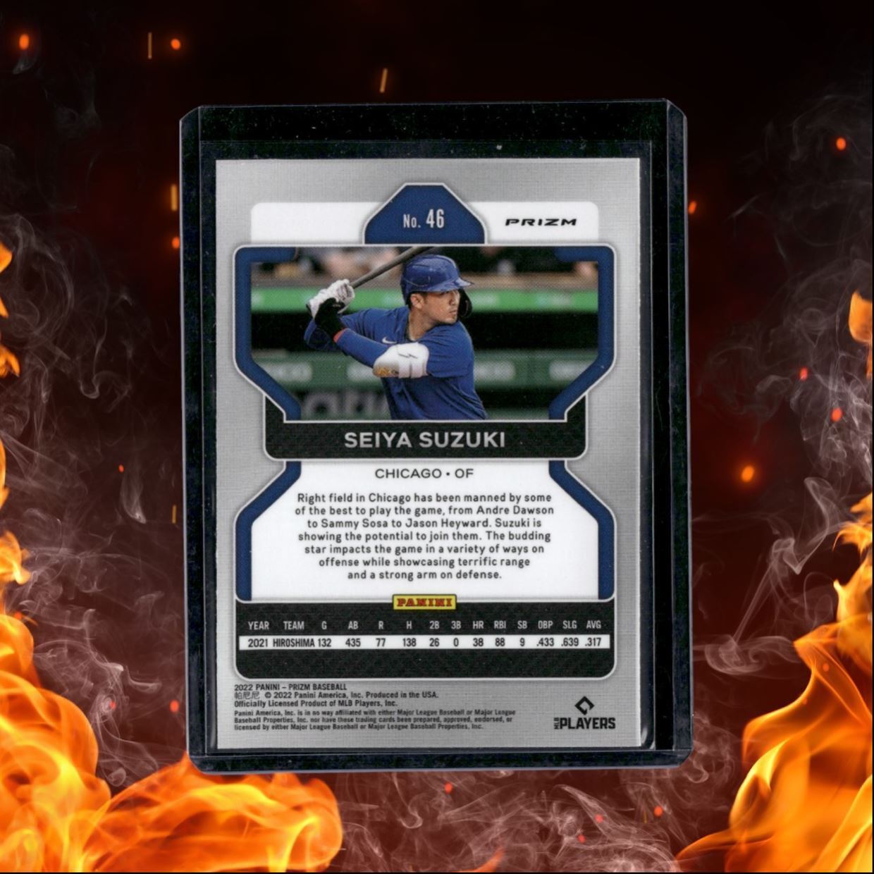 2022 Panini Prizm Seiya Suzuki Red Prizm Rookie #46