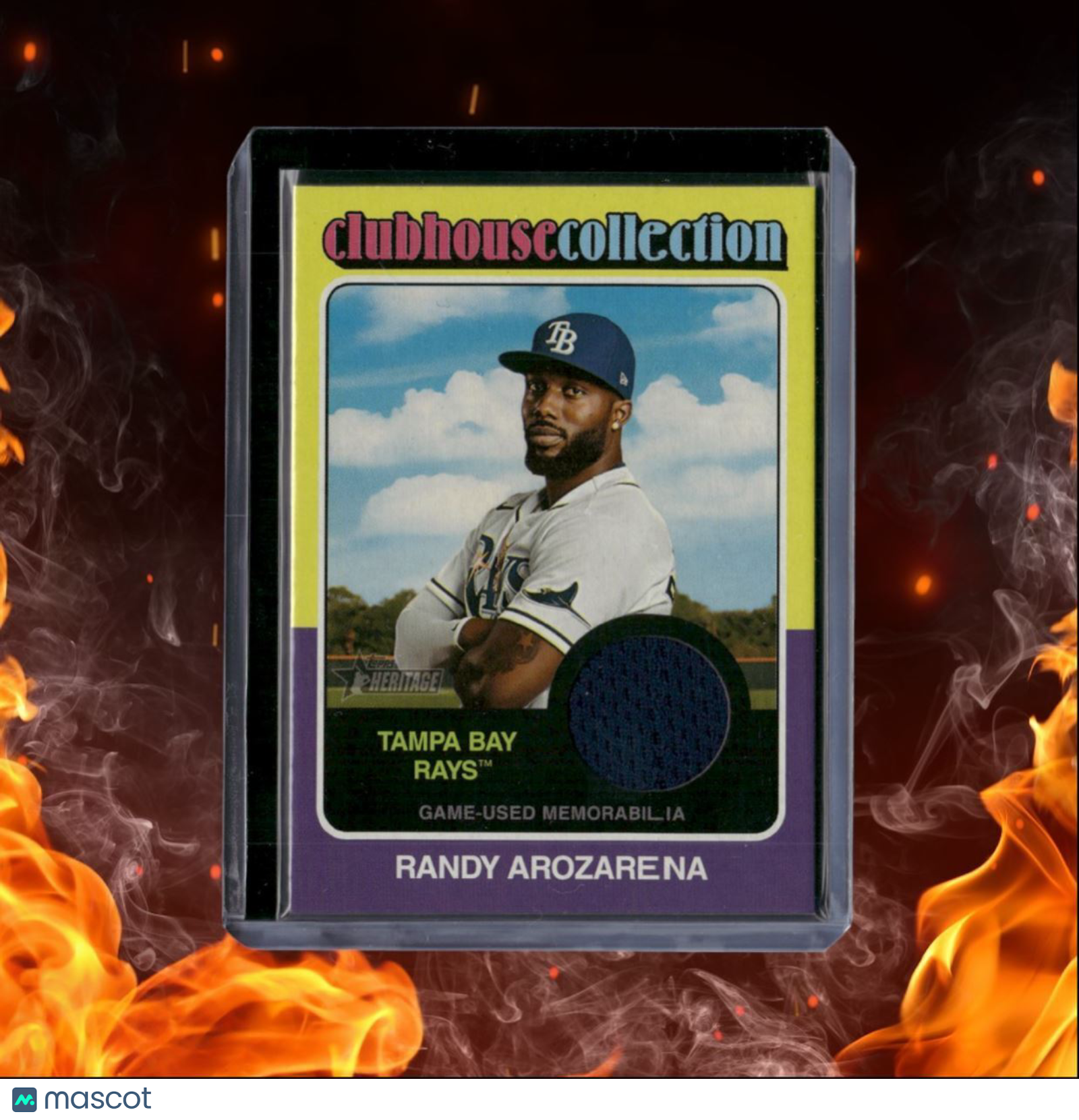 2024 Topps Heritage Randy Arozarena Clubhouse Collection Jersey #CCR-RA