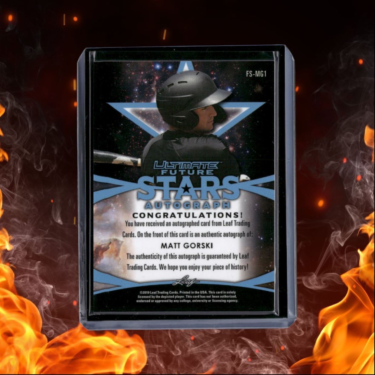 2019 Leaf Ultimate Matt Gorski Future Stars Prospect Auto #FS-MG1
