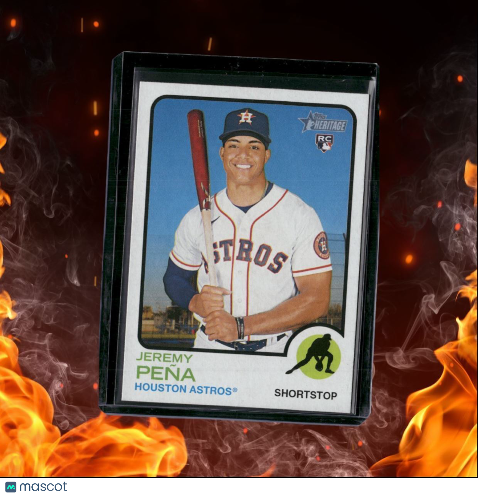 2022 Topps Heritage Jeremy Joan Pena Rookie #629