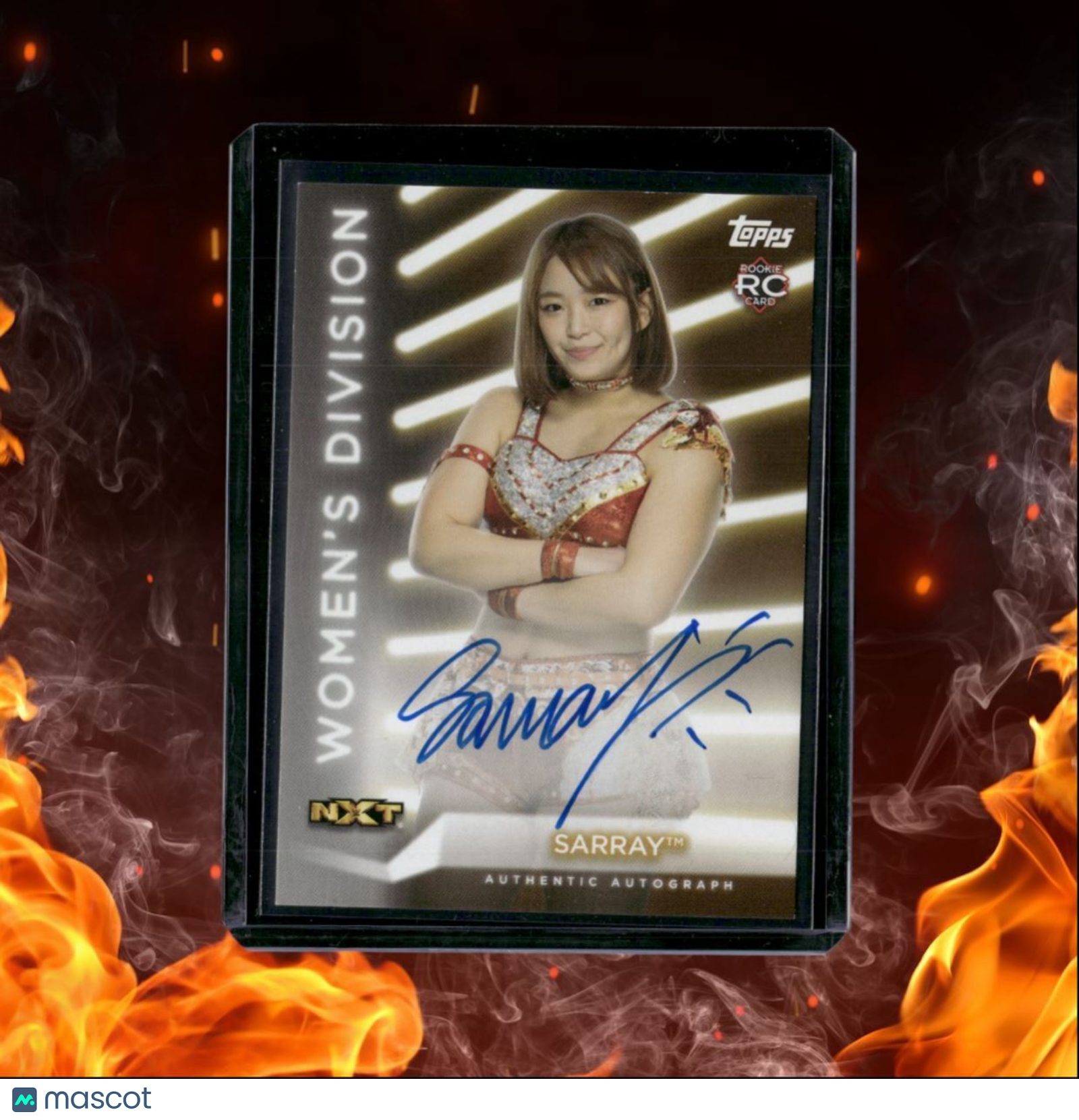 2021 Topps WWE Women's Division Sarray Rookie Auto 070/199 #A-SR