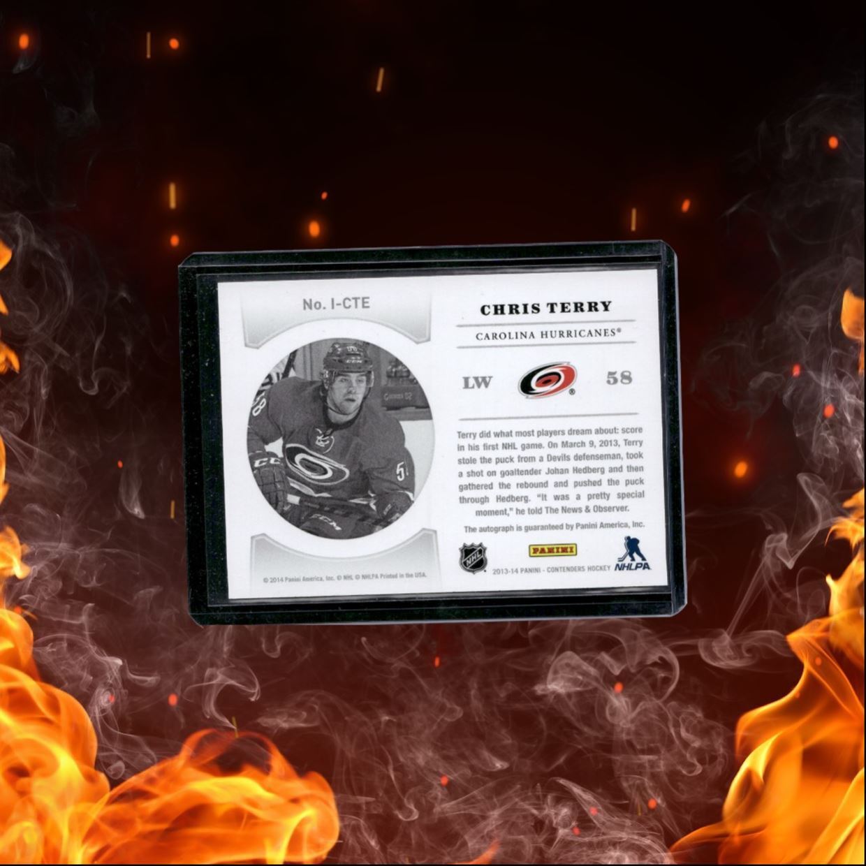 2013-14 Panini Contenders Chris Terry NHL Ink Auto #I-CTE
