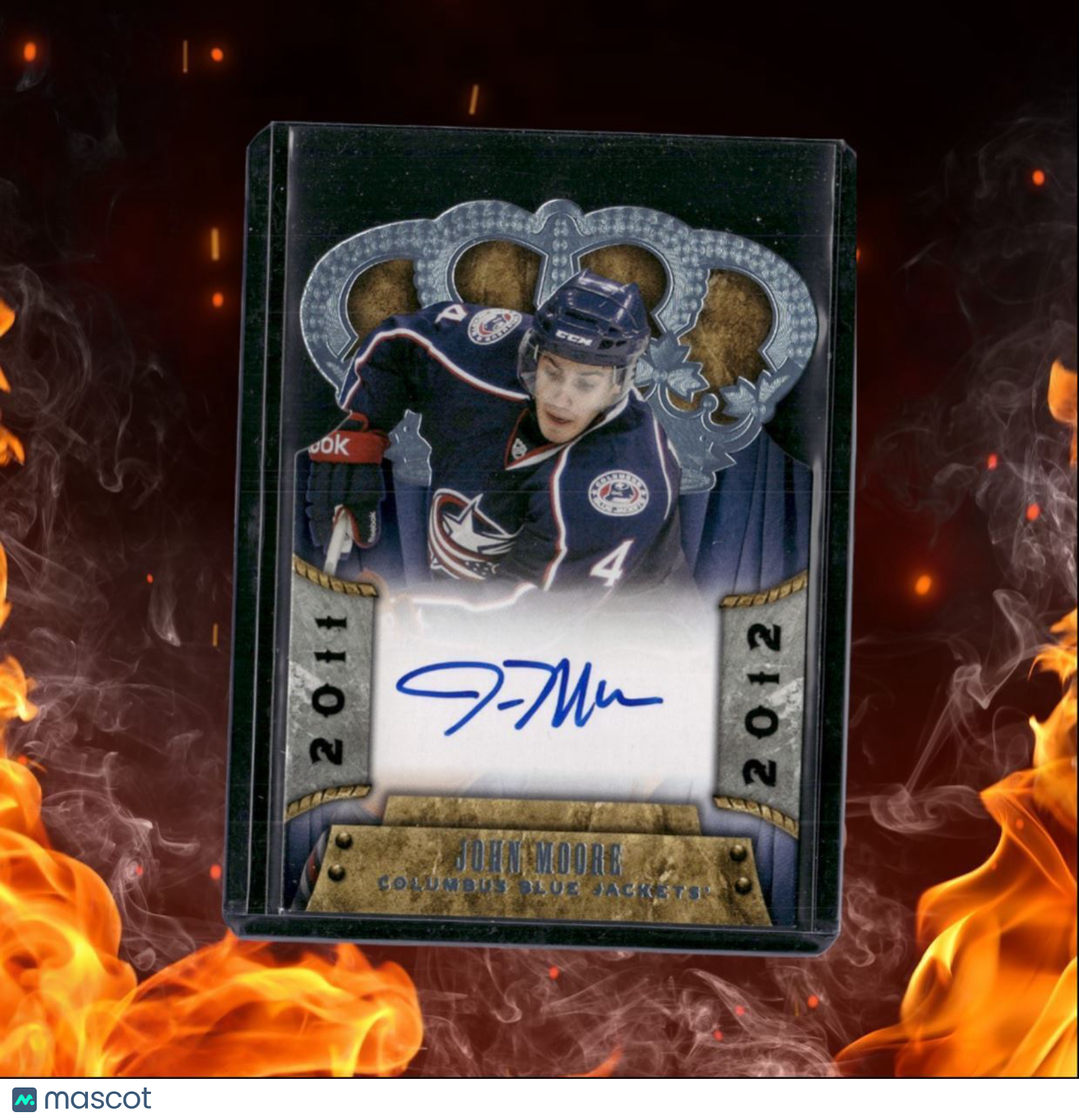 2011-12 Panini Crown Royale John Moore Rookie Auto #162