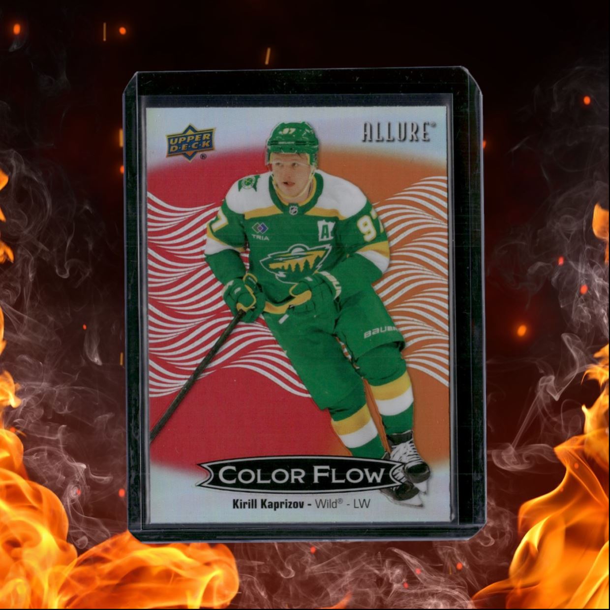2024-25 Upper Deck Allure Kirill Kaprizov Color Flow Red Orange #CFL-26