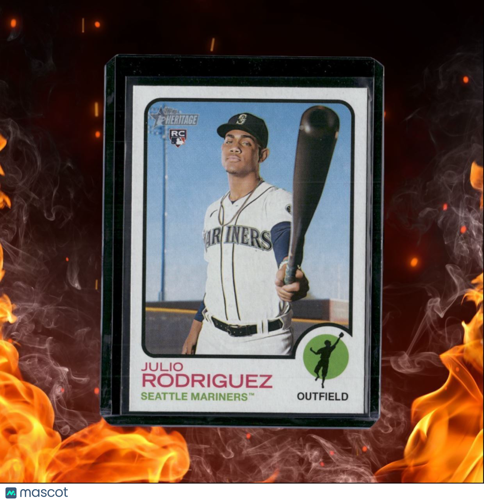 2022 Topps Heritage Julio Rodgriguez Rookie #700
