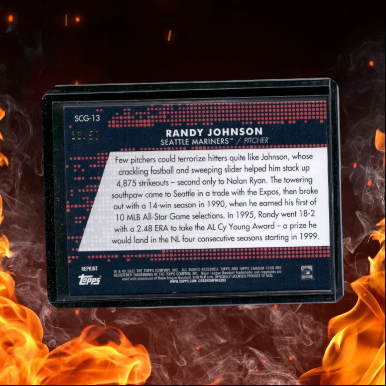 2021 Topps Stadium Club Randy Johnson Greats 33/50 #SCG-13