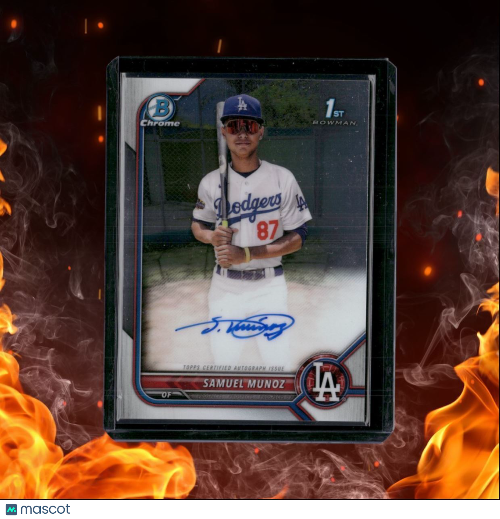 2022 Bowman Chrome Samuel Munoz 1st Prospect Auto #BCP-161