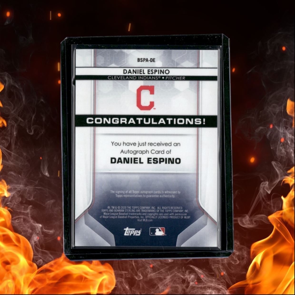 2020 Bowman Sterling Daniel Espino Prospect Auto #BSPA-DE