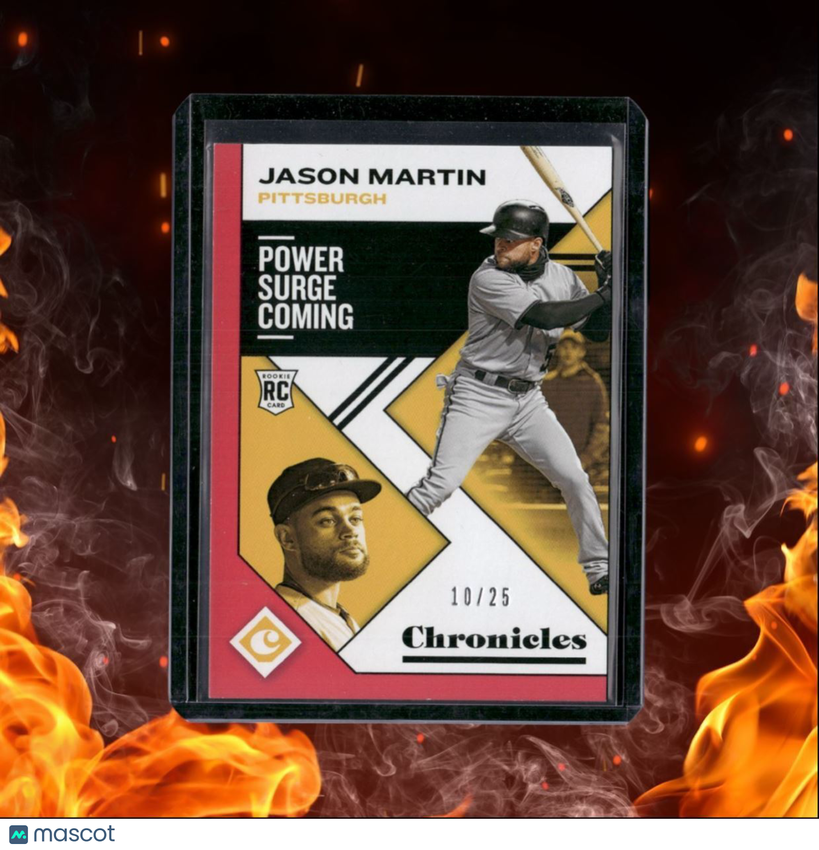 2019 Panini Chronicles Jason Martin Power Surge Coming Pink Rookie 10/25 #44