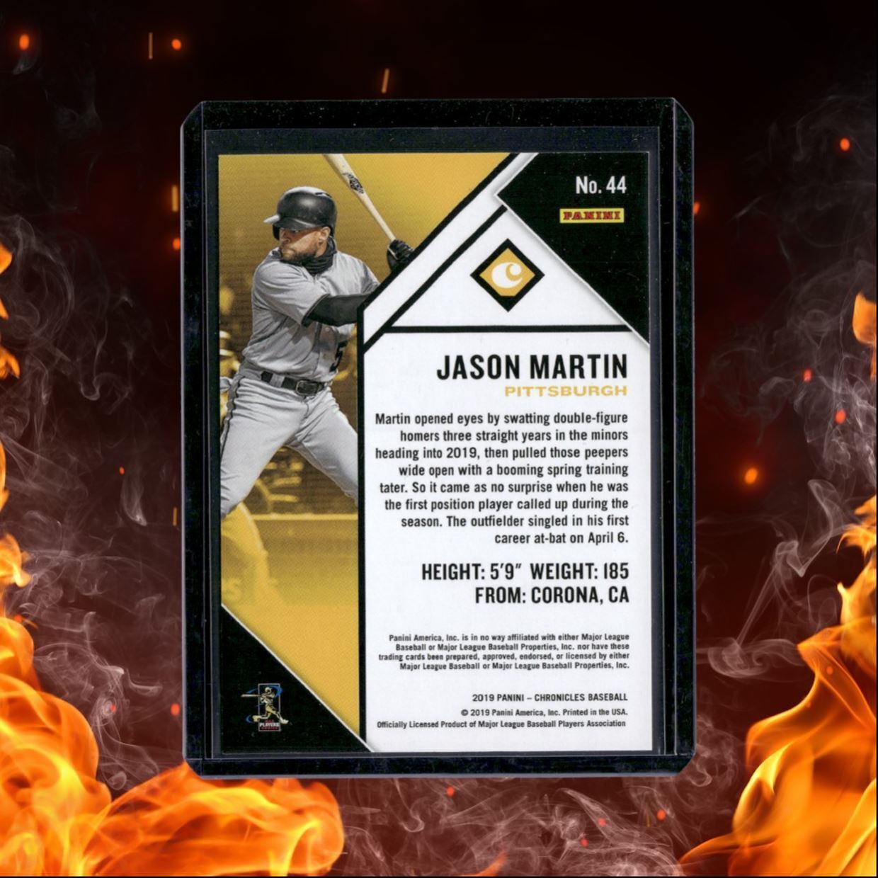 2019 Panini Chronicles Jason Martin Power Surge Coming Pink Rookie 10/25 #44