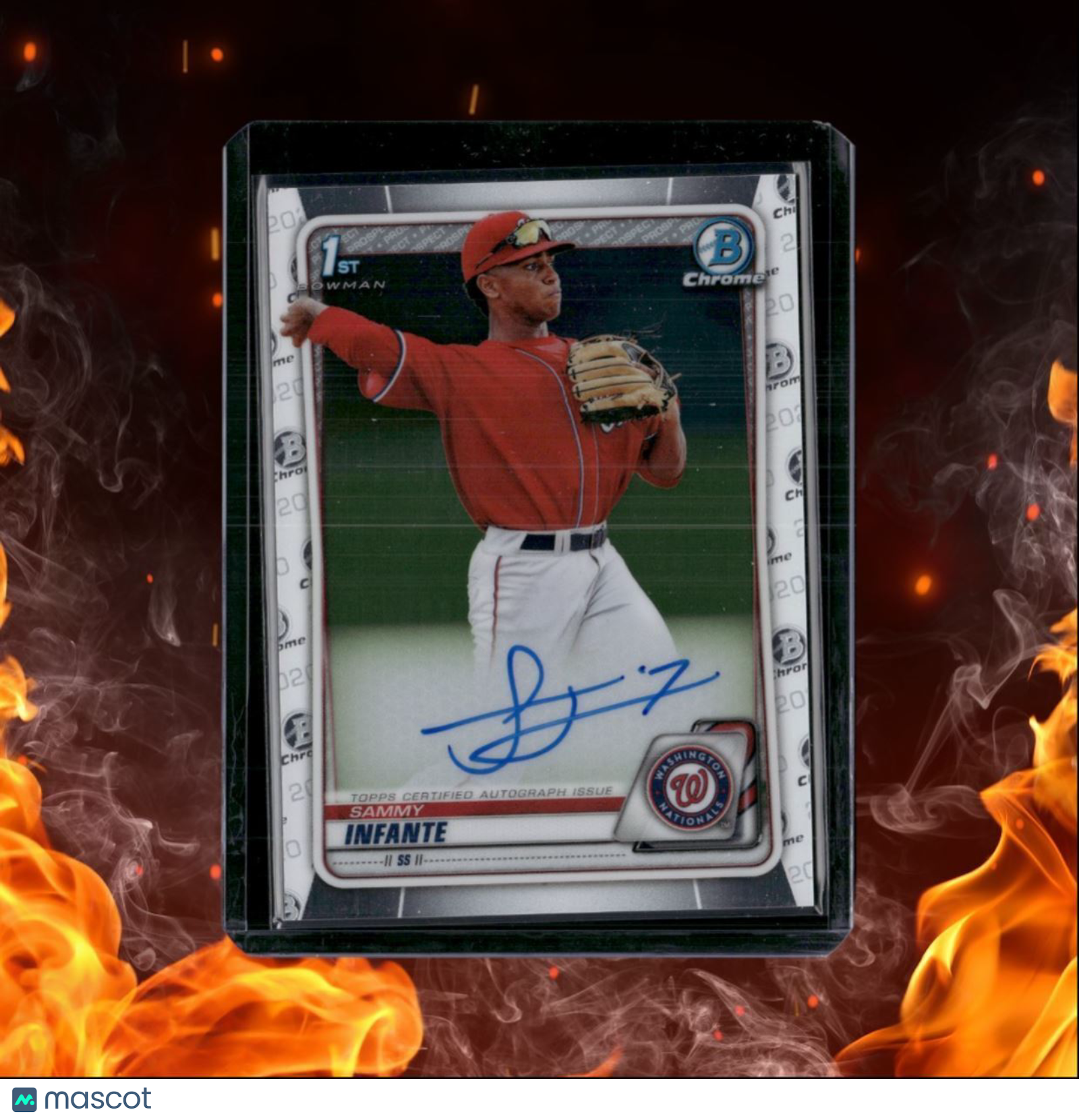 2020 Bowman Draft Chrome Sammy Infante 1st Prospect Auto #CDA-SI