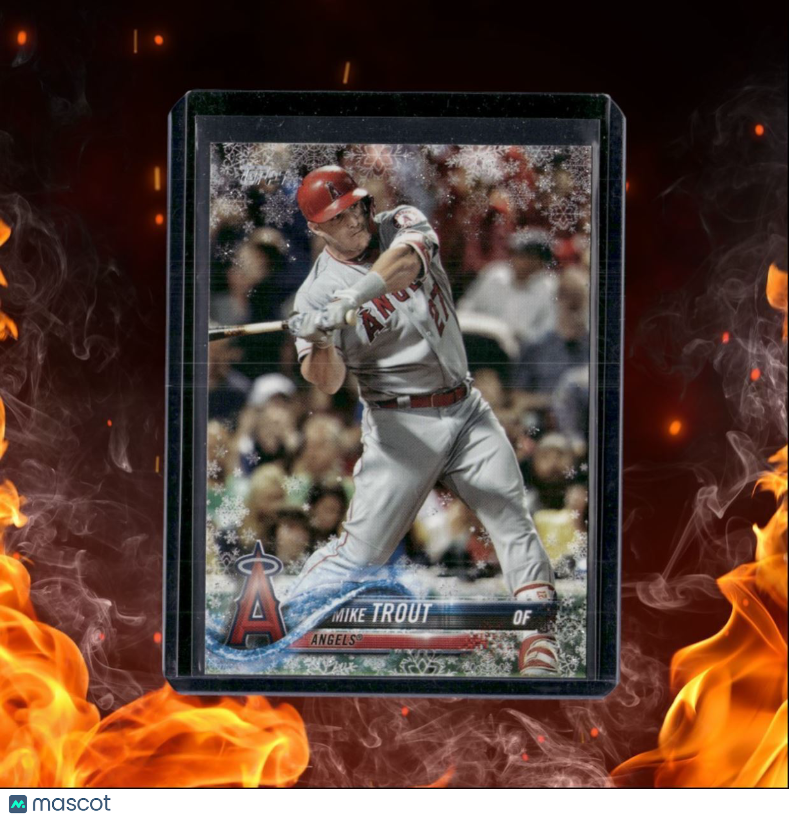 2018 Topps Holiday Mega Mike Trout #HMW100