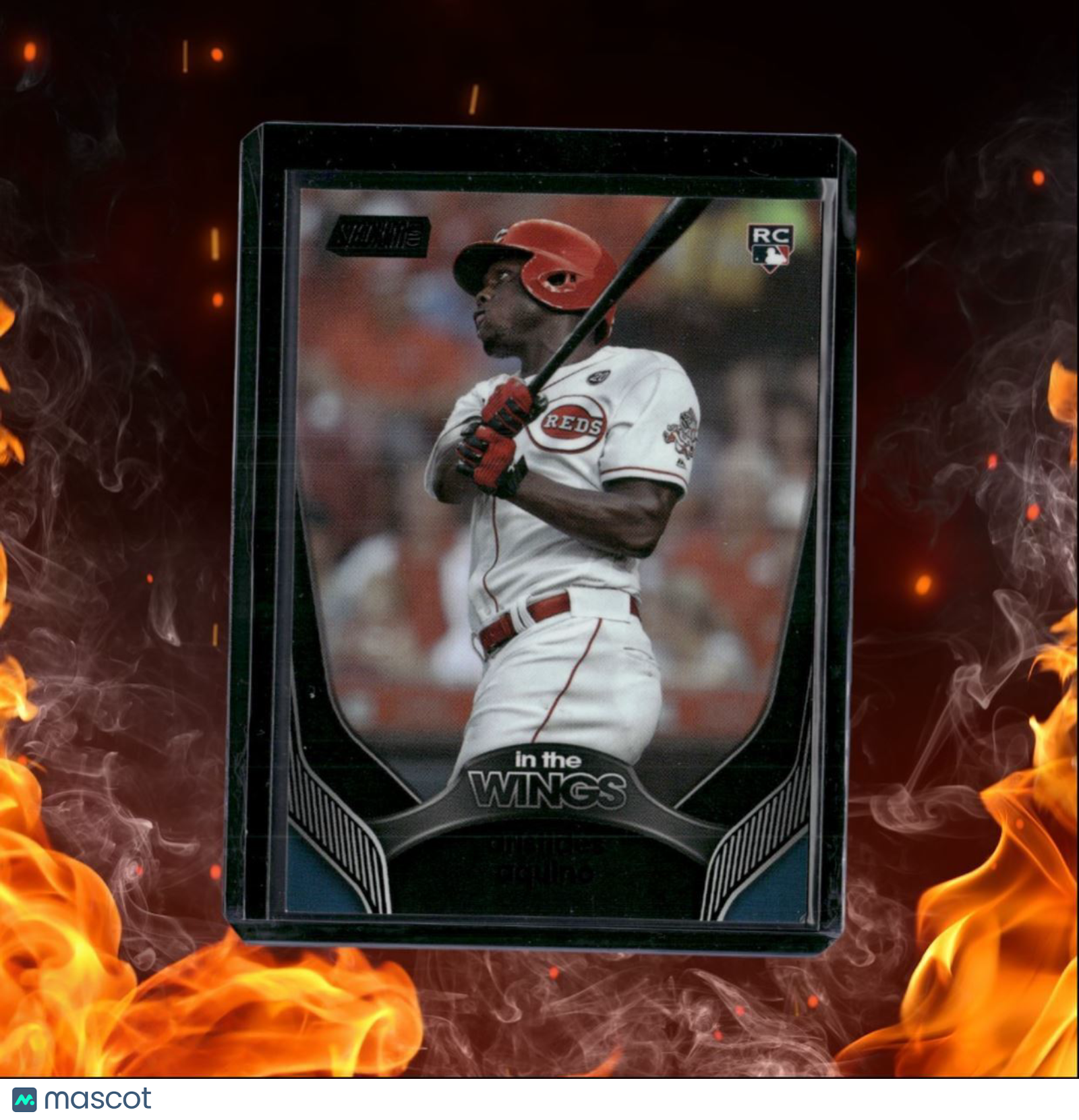 2020 Topps Stadium Club Aristides Aquino In the Wings Black Rookie 81/99 #ITW-7