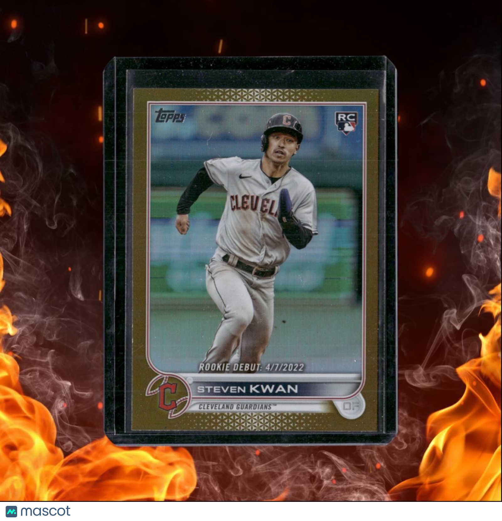 2022 Topps Update Steven Kawn MLB Debut Gold Foil Rookie #US54