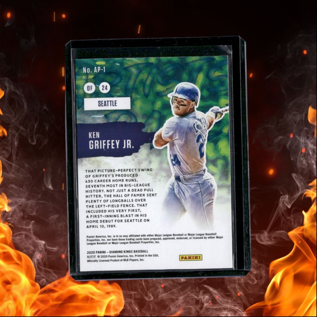 2020 Panini Diamond Kings Ken Griffey Jr. Artist's Palette #AP-1