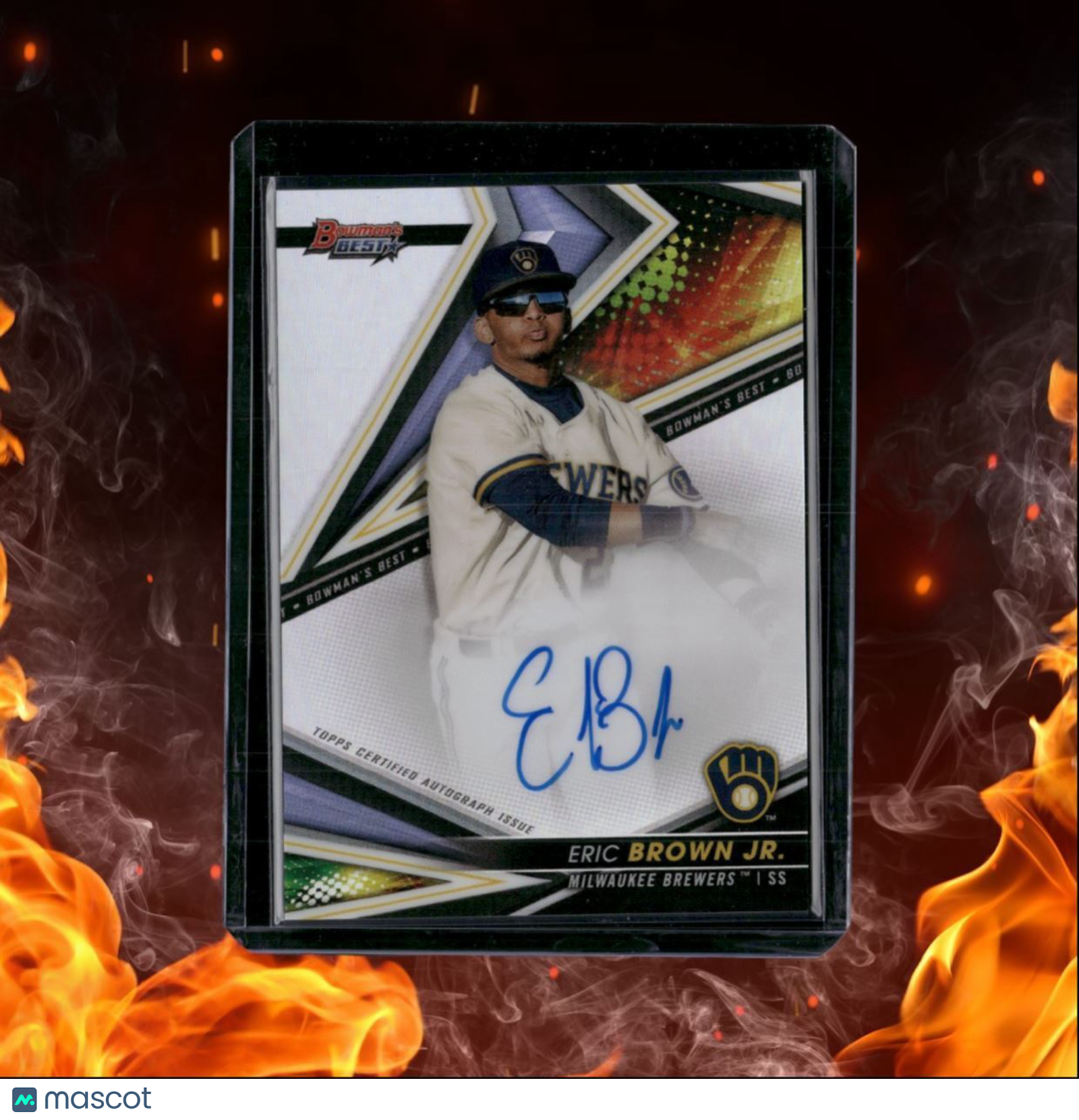 2022 Bowman's Best Eric Brown Jr. Prospect Best of 2022 Refractor #B22-EB