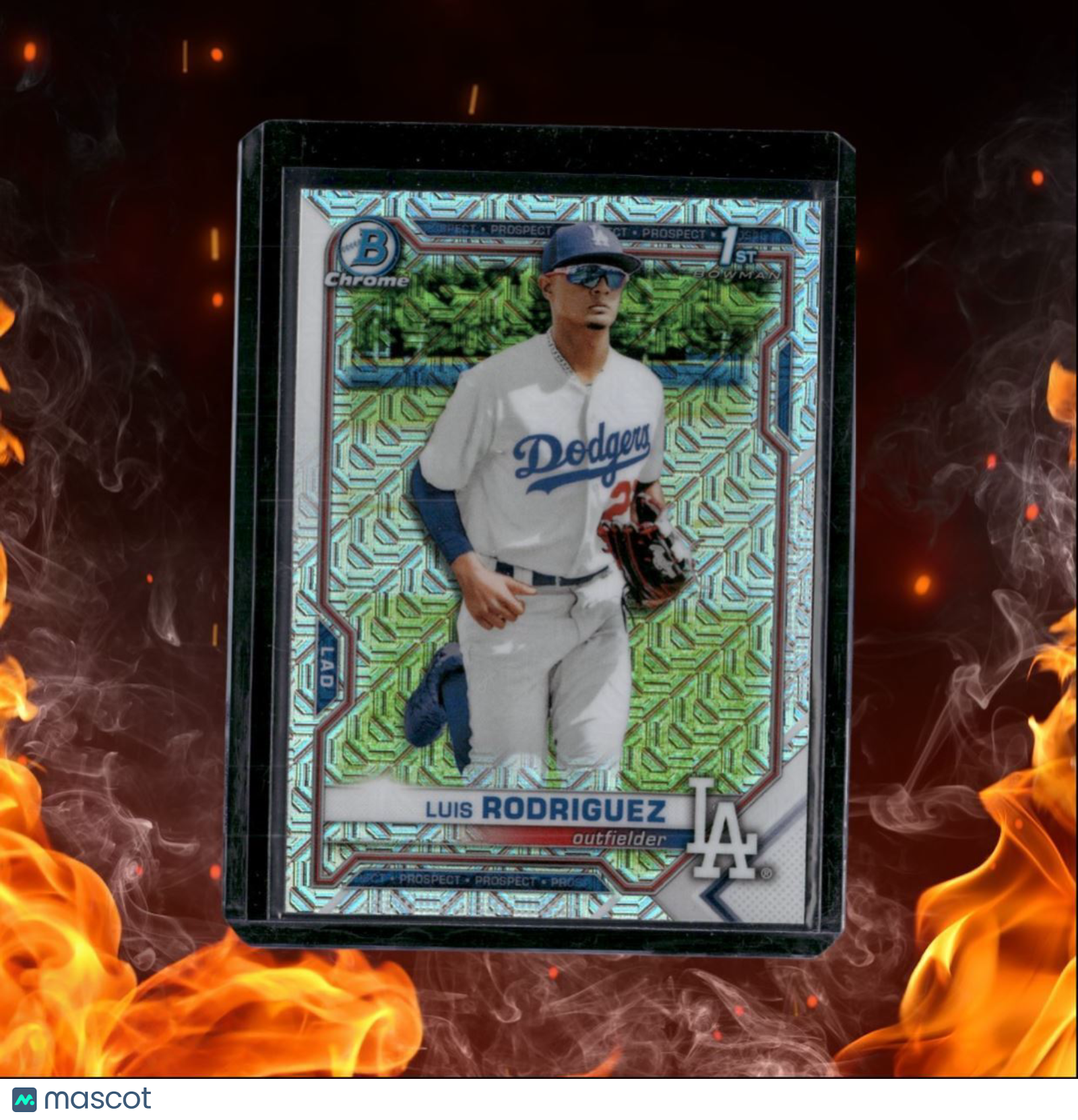 2021 Bowman Chrome Prospects Luis Rodriguez 1st Prospect Mojo (A) #BCP-196