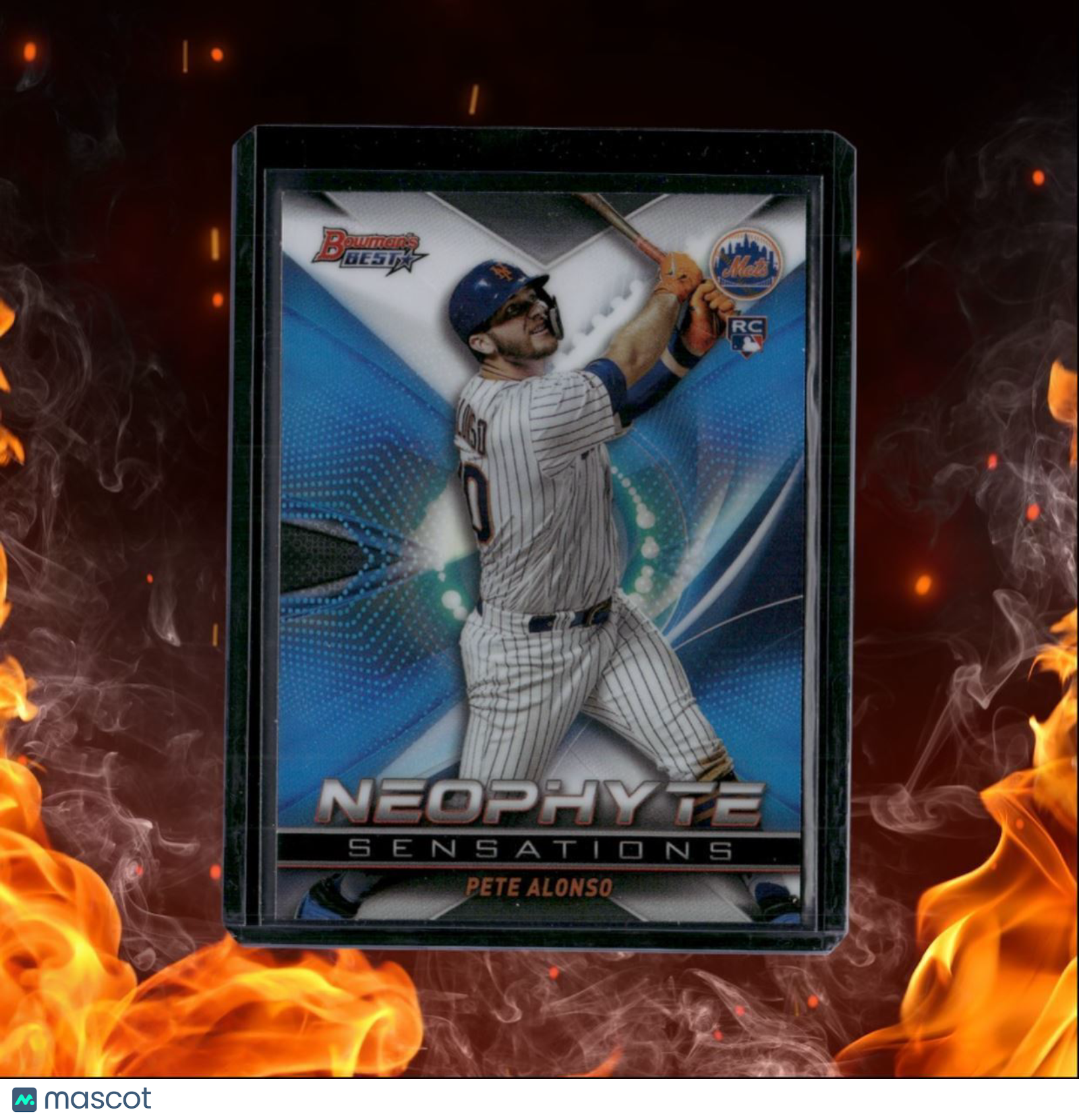 2019 Bowman's Best Pete Alonso Neophyte Sensations Refractor Rookie #NS-5