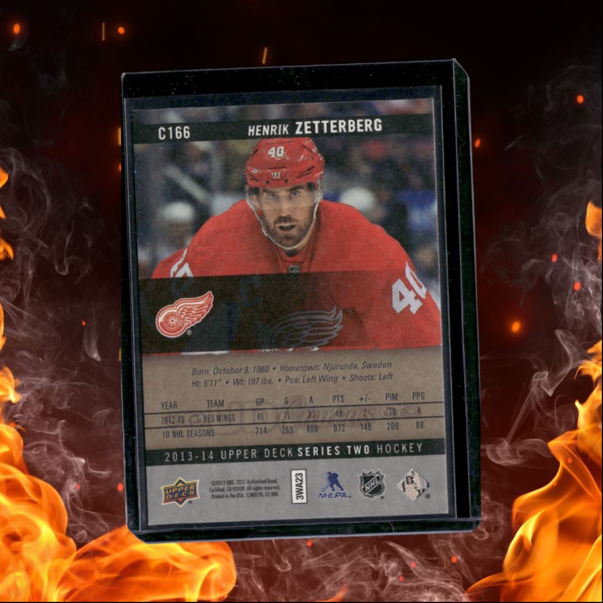2013-14 Upper Deck Henrik Zetterberg UD Canvas #C166
