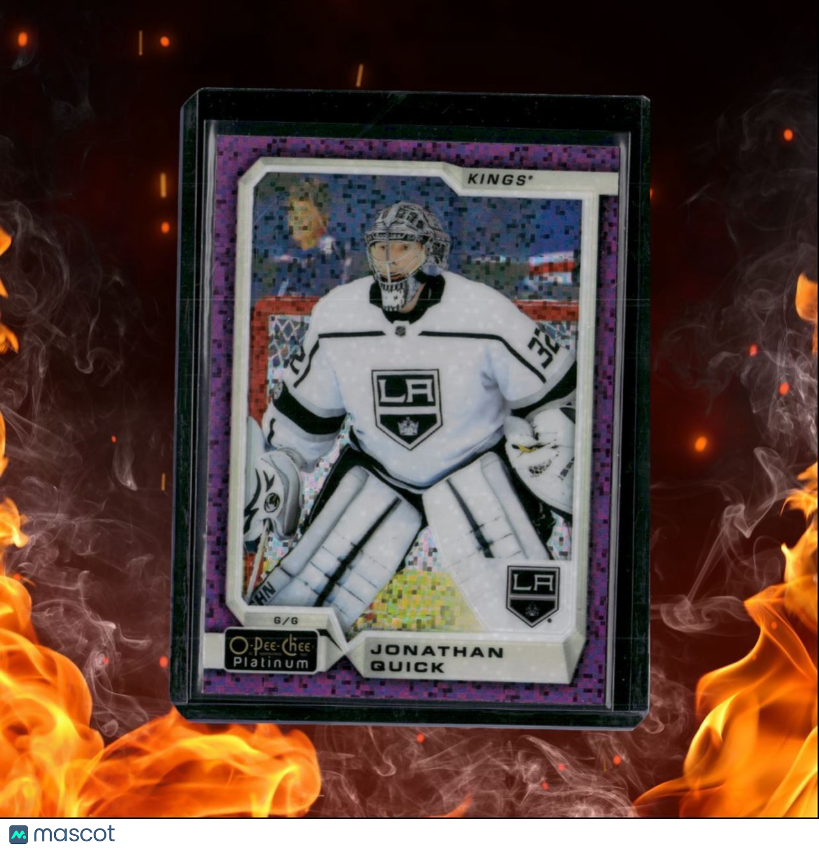 2018-19 O-Pee-Chee Platinum Jonathan Quick Violet Pixels #25