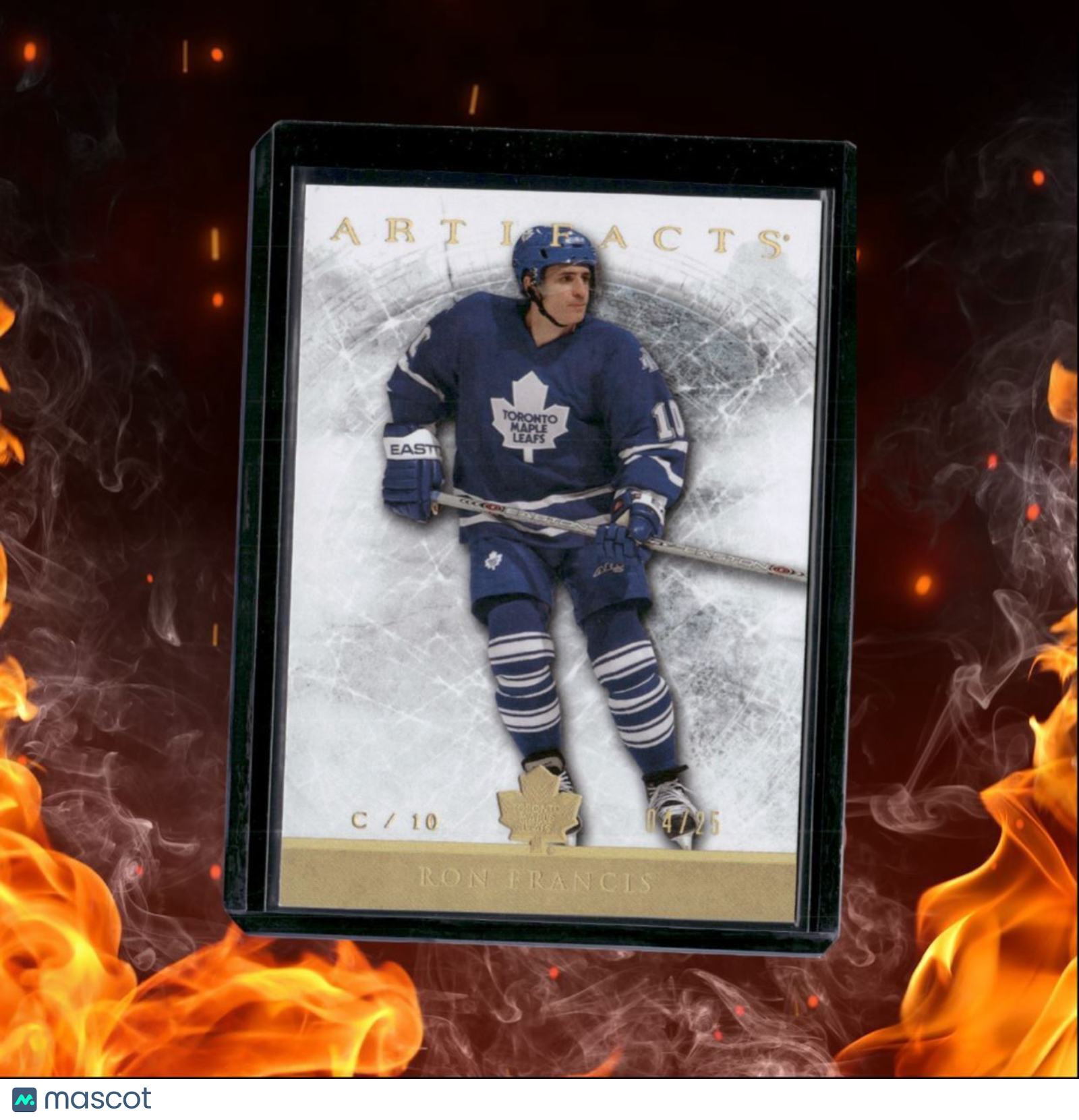 2012-13 Upper Deck Artifacts Ron Francis Gold Spectrum 04/25 #80