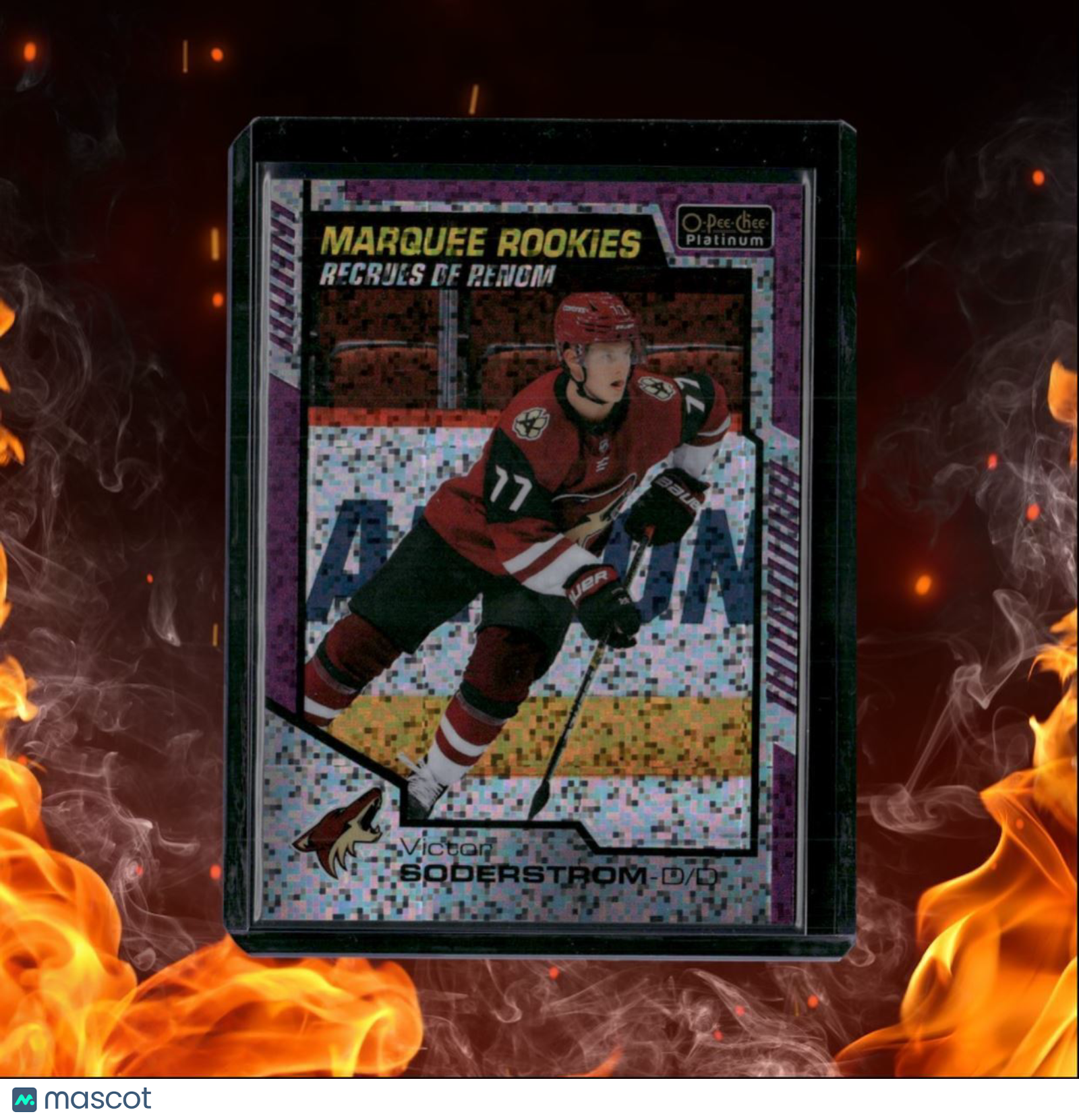 2020-21 O-Pee-Chee Platinum Victor Soderstrom Marquee Violet Pixels Rookie