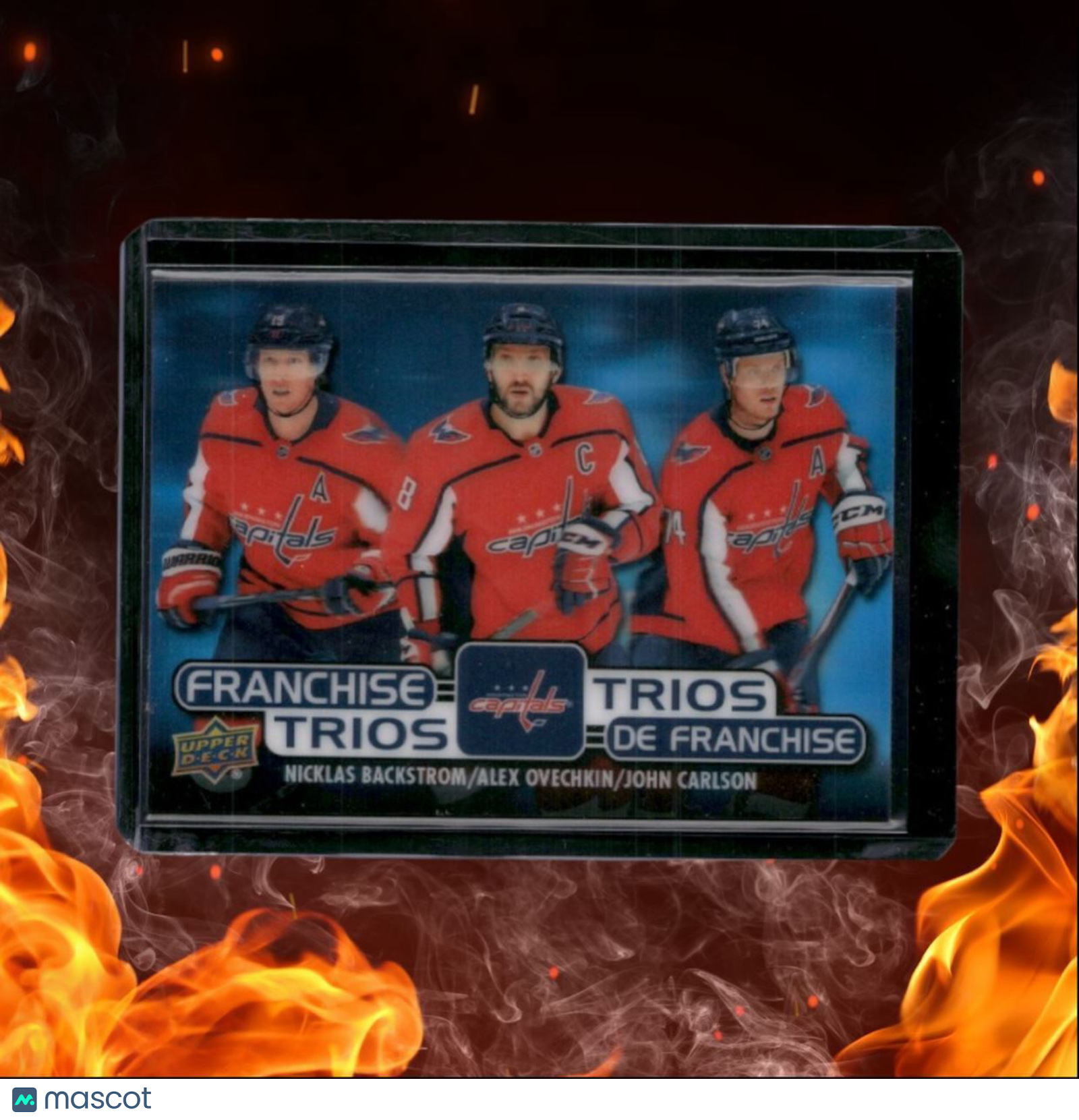 2021-22 Upper Deck Tim Hortons Alex Ovechkin / Nicklas Backstrom / John Carlson