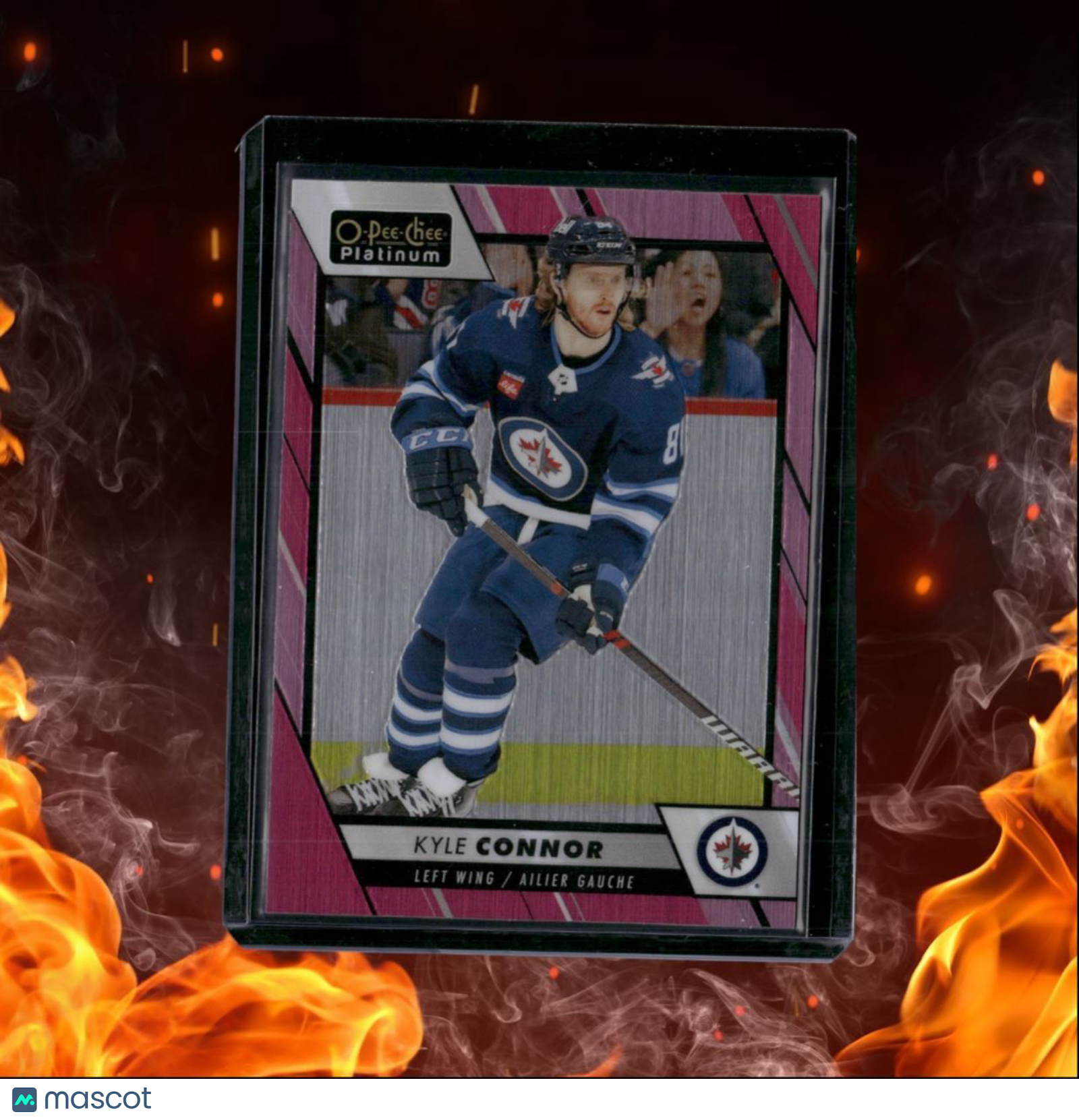 2023-24 O-Pee-Chee Platinum Kyle Connor Matte Pink #50