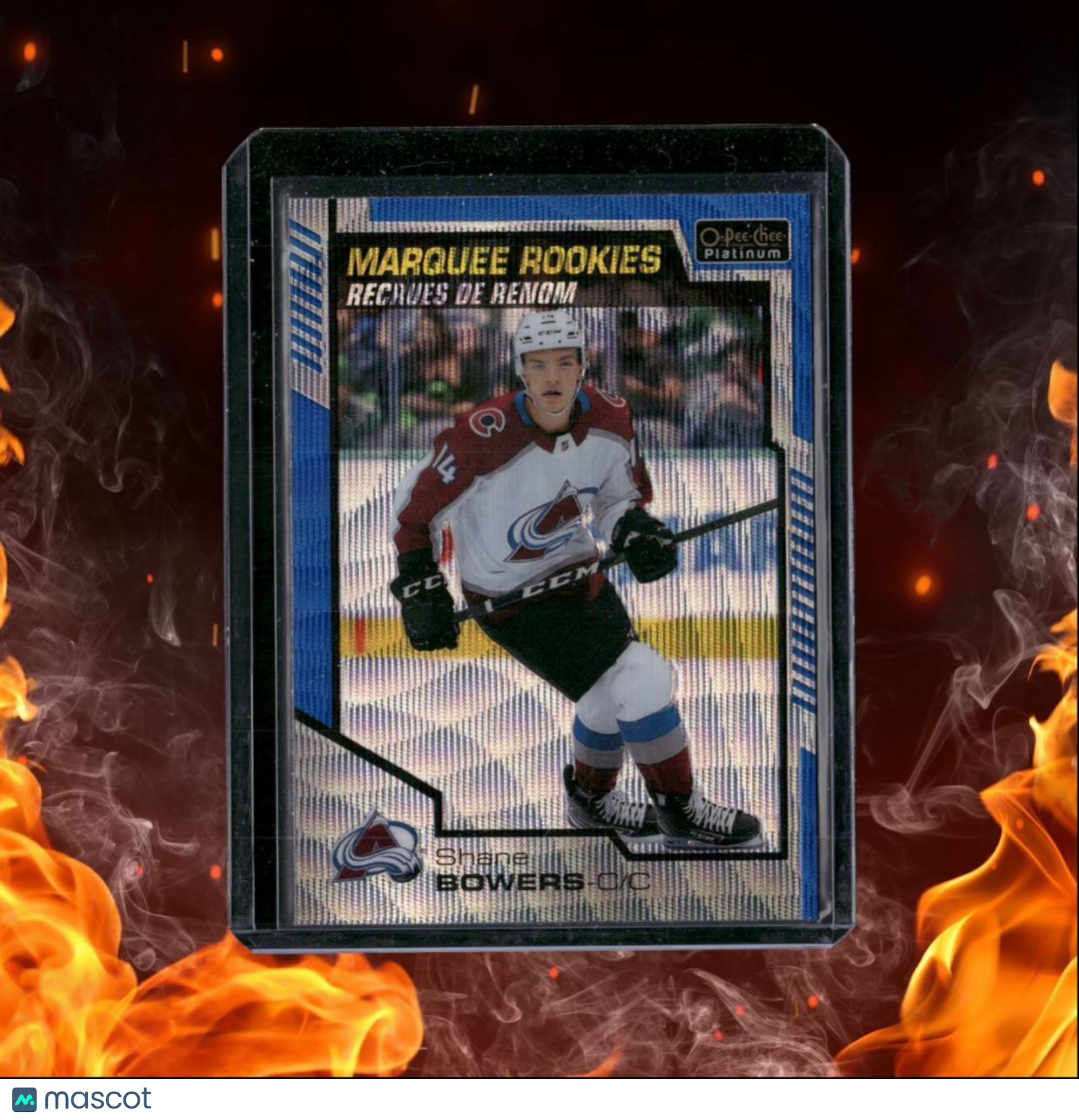 2020-21 O-Pee-Chee Platinum Shane Bowers Marquee Blue Surge Wal-Mart Rookie #166