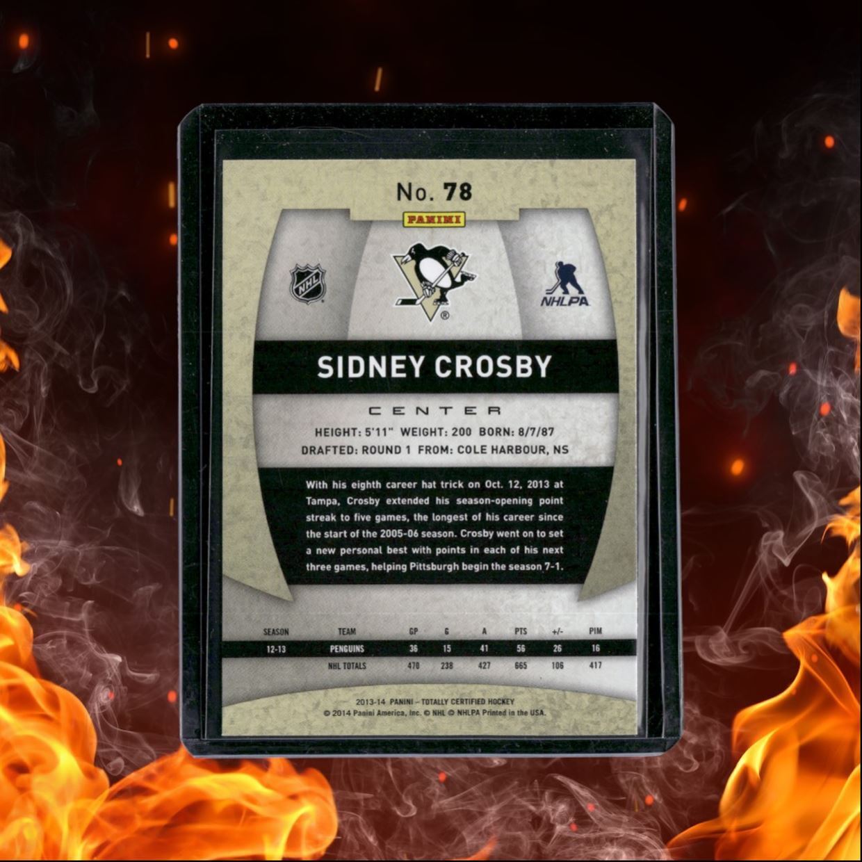 2013-14 Panini Totally Certified Sidney Crosby #78
