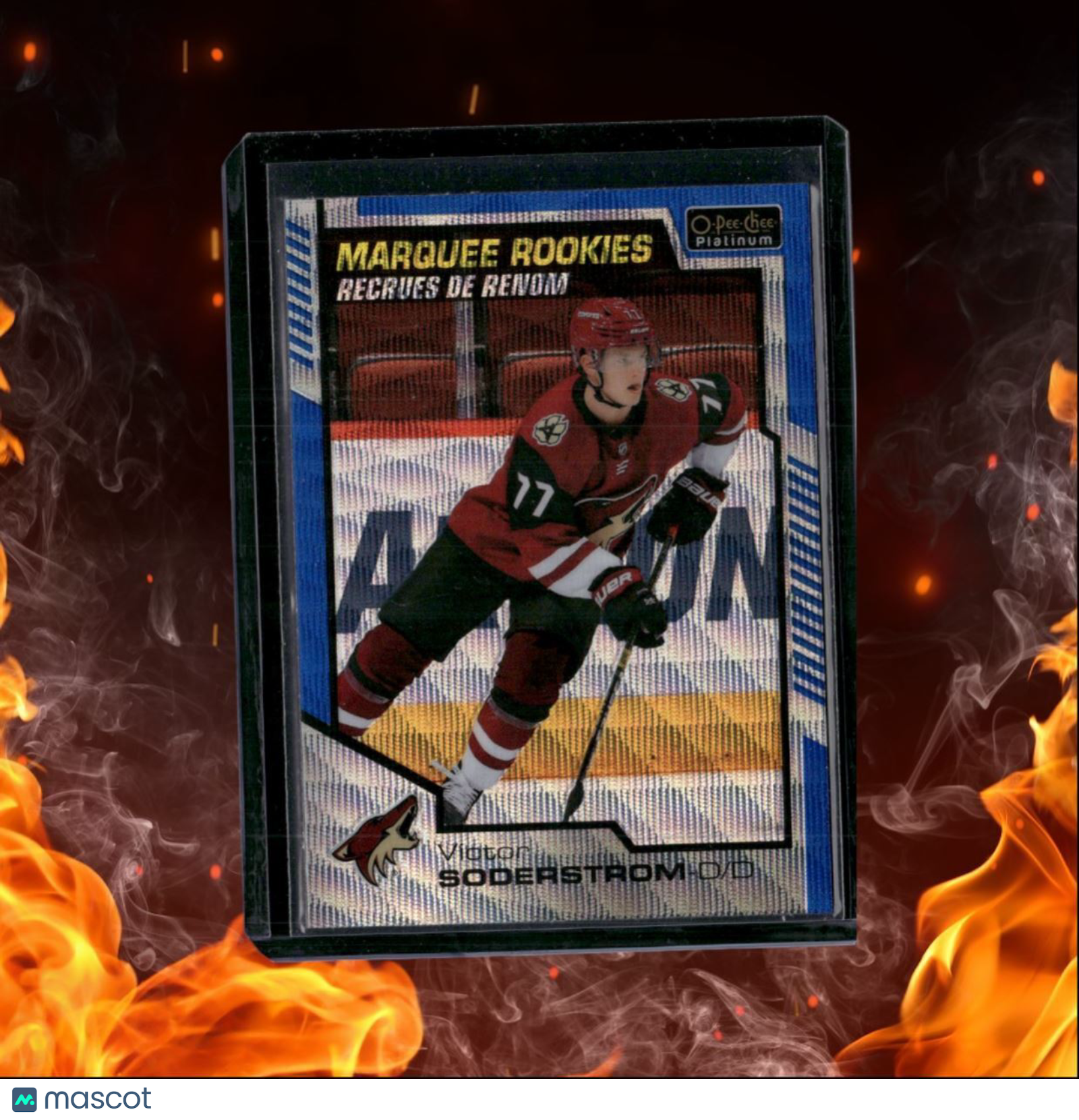 2020-21 O-Pee-Chee Platinum Victor Soderstrom Marquee Blue Surge Walmart Rookie