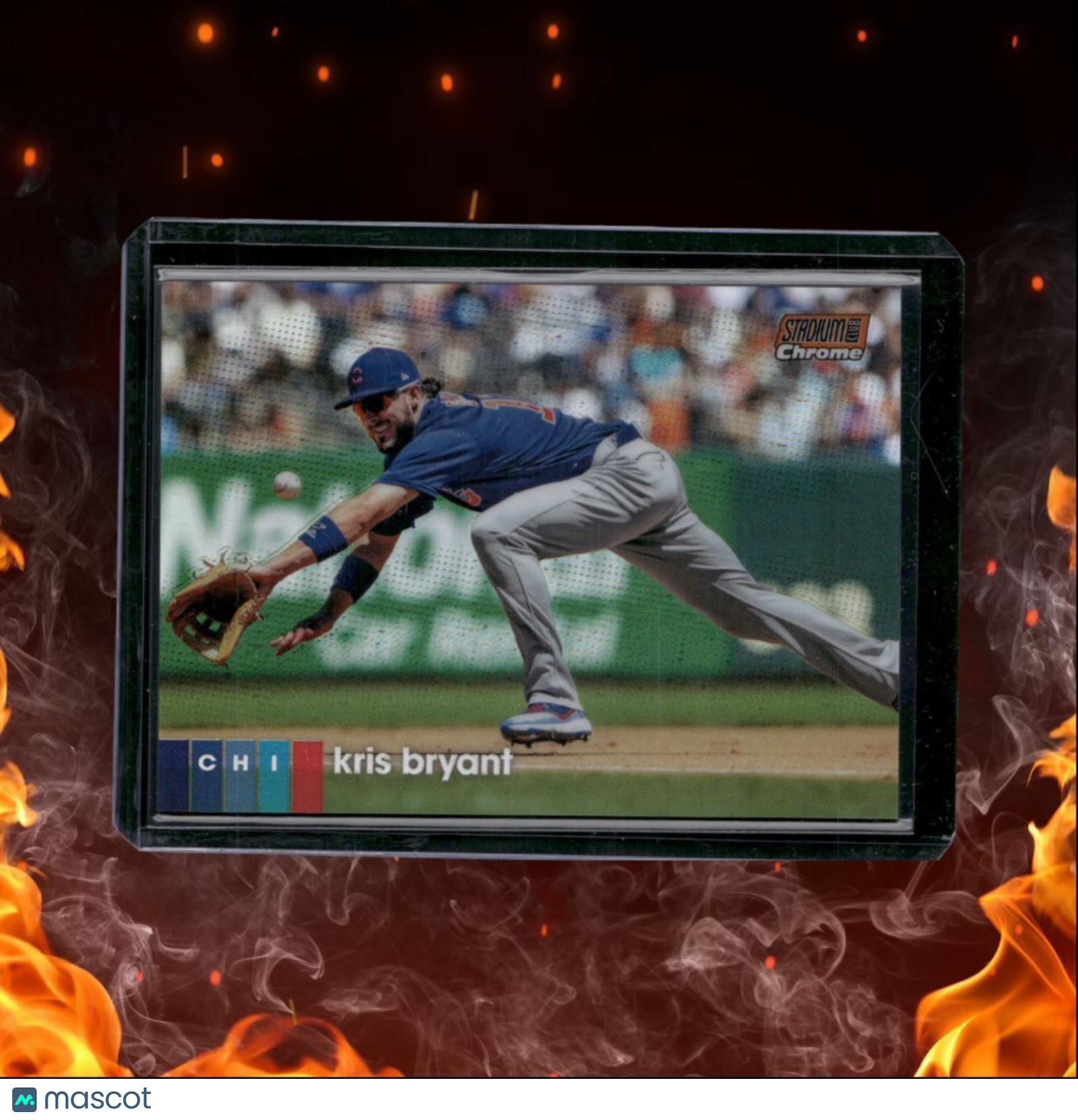2020 Topps Stadium Club Chrome Kris Bryant Orange Refractor 22/99 #107