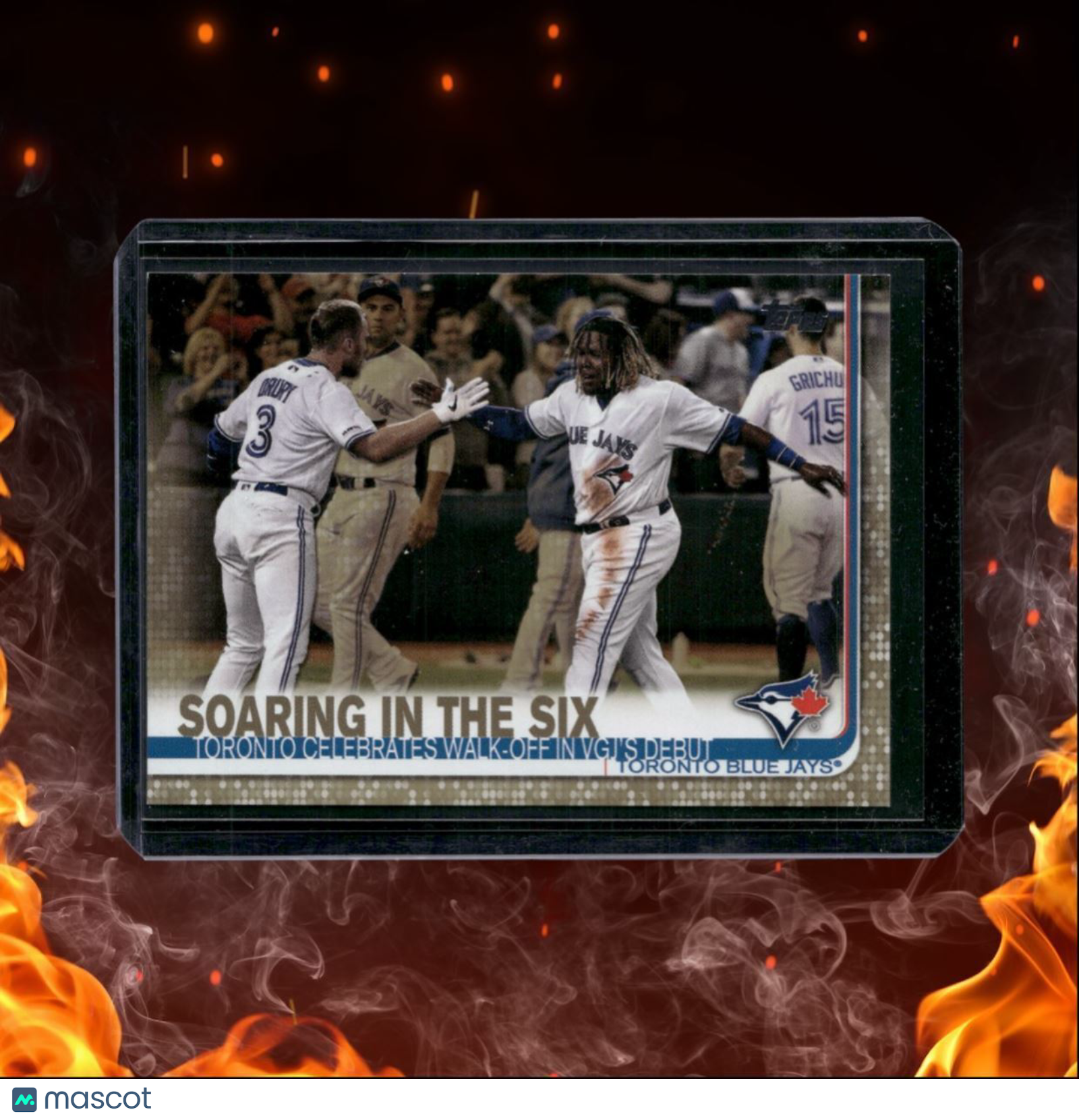 2019 Topps Update Brandon Drury / Vladimir Guerrero Jr. Gold Veteran Combos