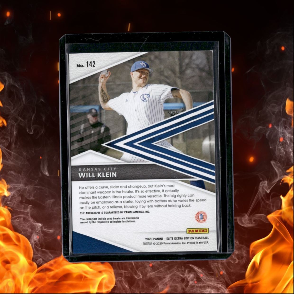 2020 Panini Elite Extra Edition Will Klein Auto #142