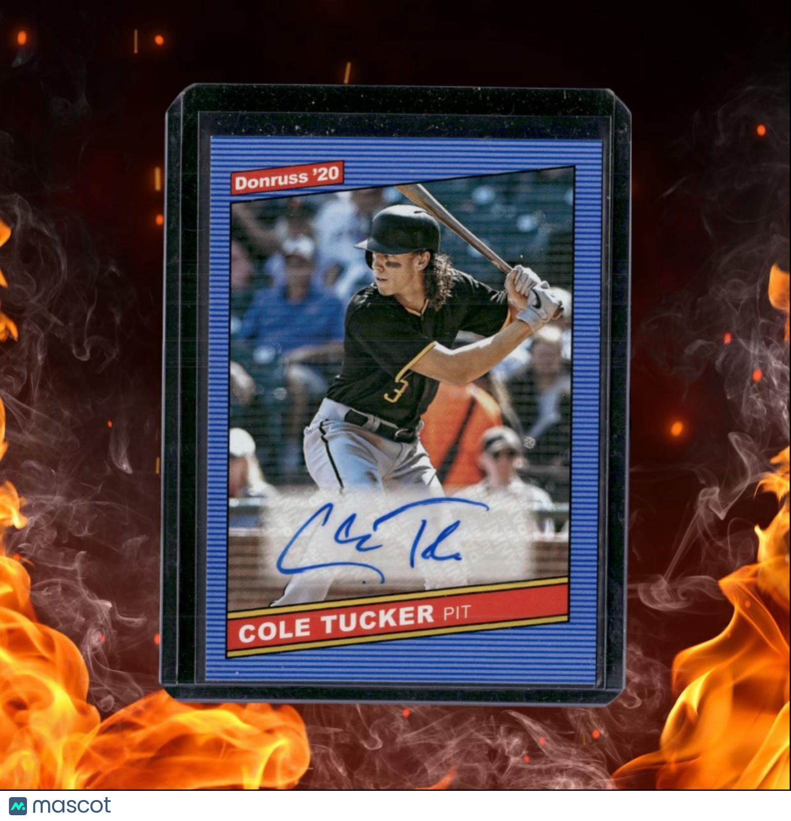 2020 Panini Donruss Cole Tucker Retro 1966 Design Auto #86S-CT