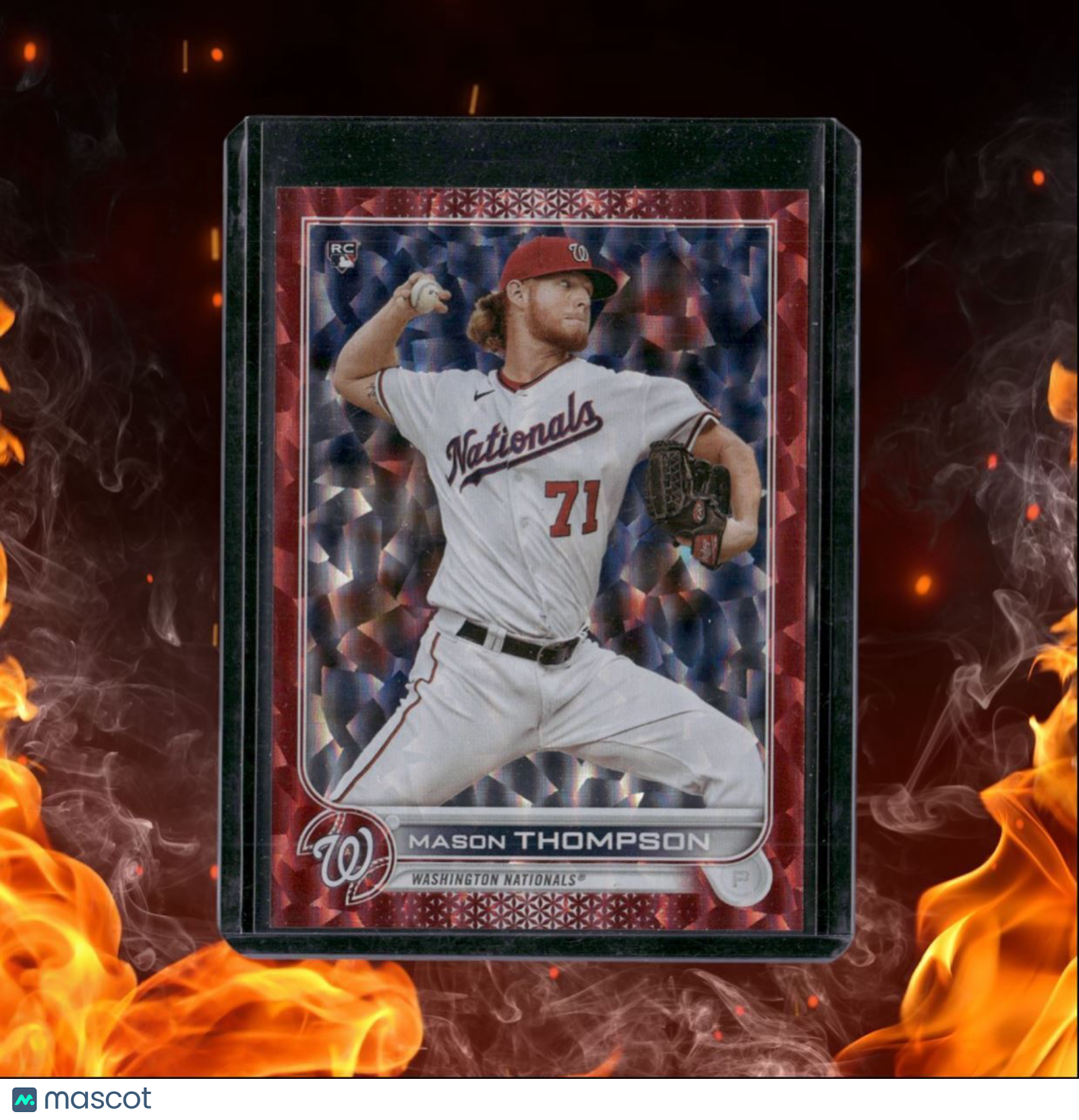 2022 Topps Mason Thompson Red Foil Rookie 076/199 #38