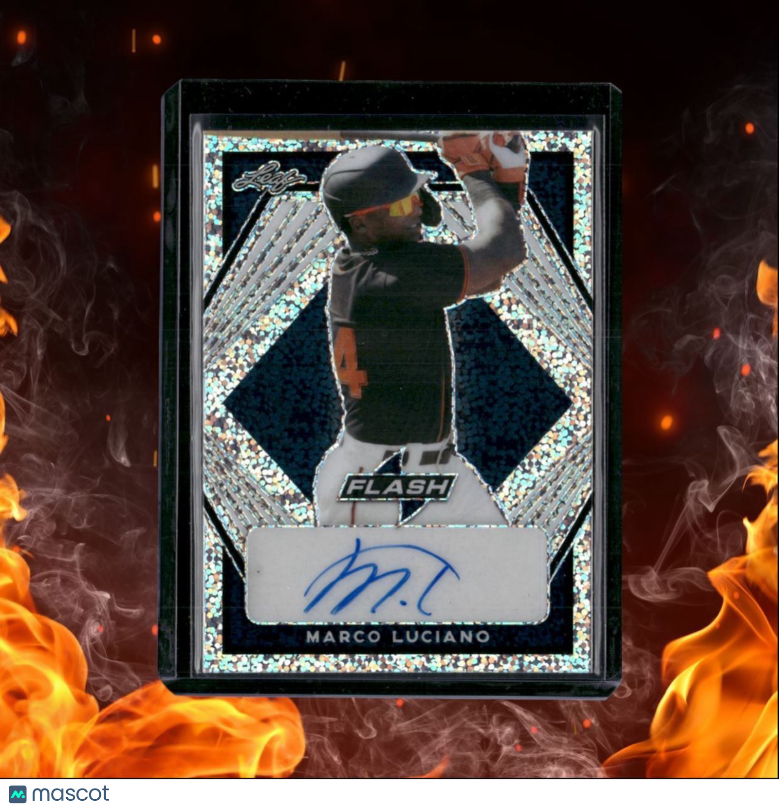 2021 Leaf Flash Marco Luciano Sparkle Auto 74/99 #BA-ML1