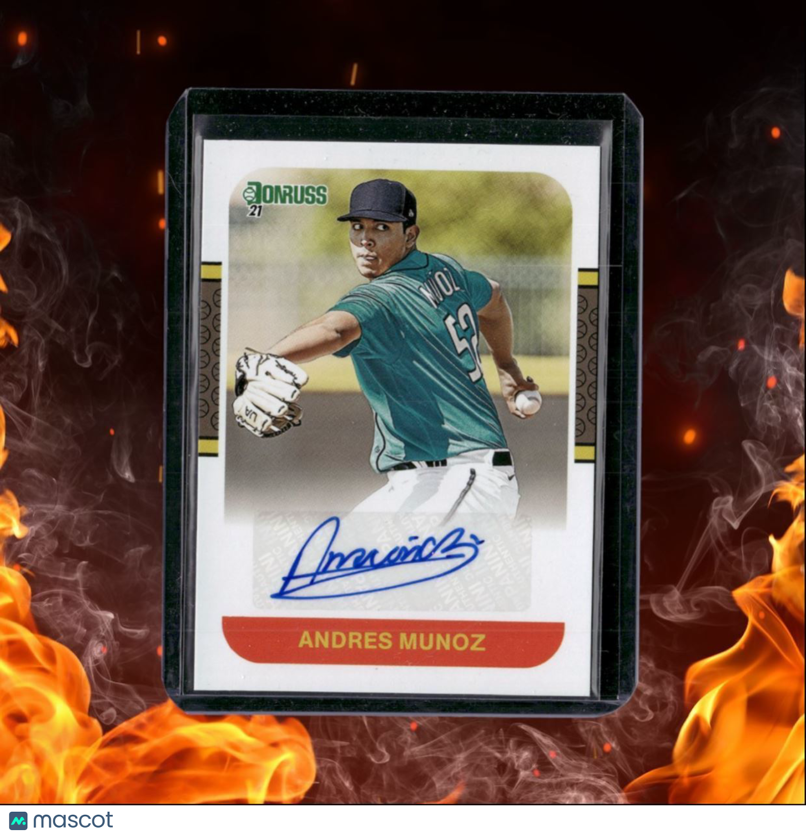 2021 Panini Donruss Andres Munoz Retro 1987 Signatures Auto #87S-AZ