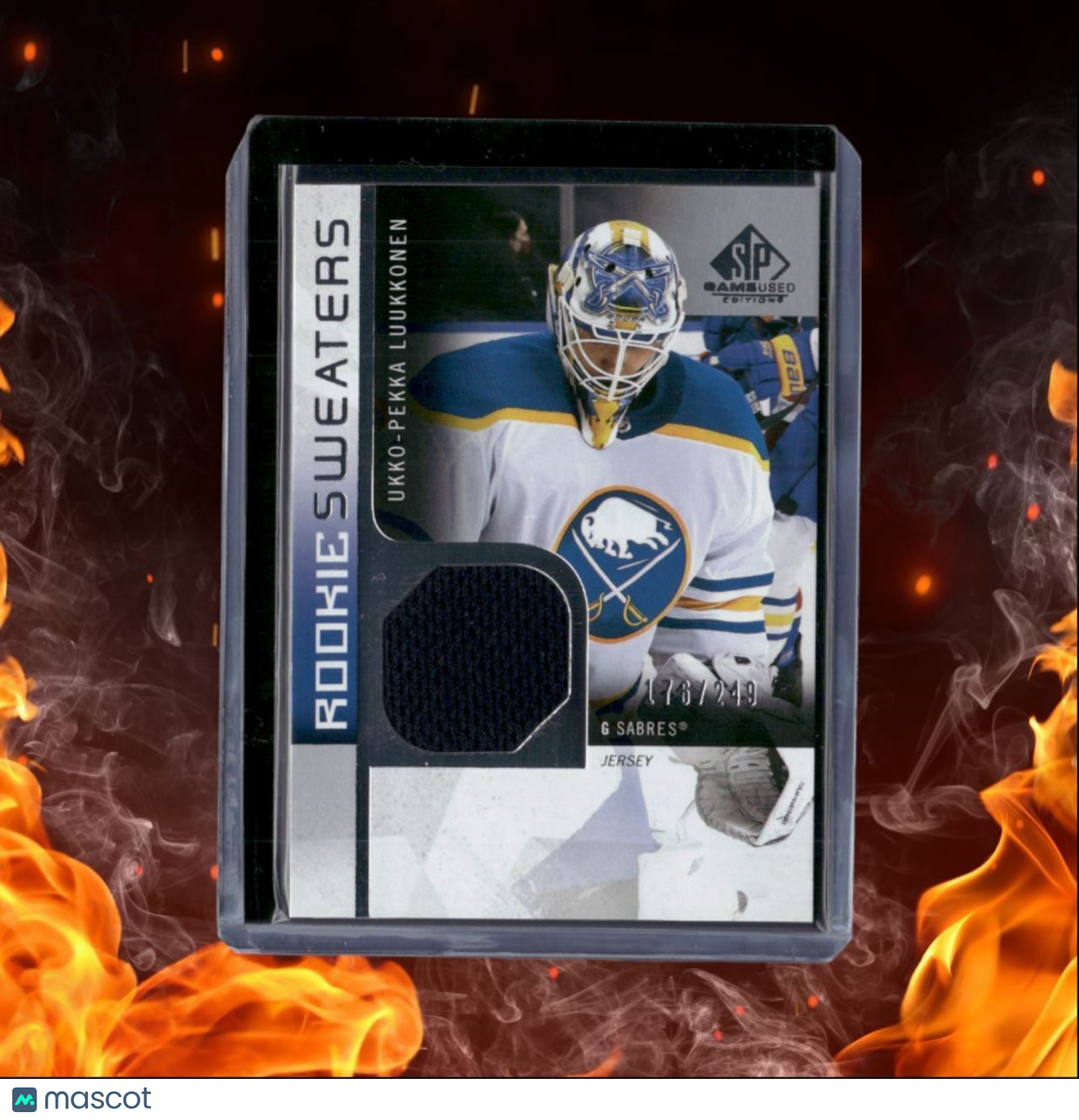 2021-22 SP Game Used Ukko-Pekka Luukkonen Sweaters Rookie 178/249 #RS-UL