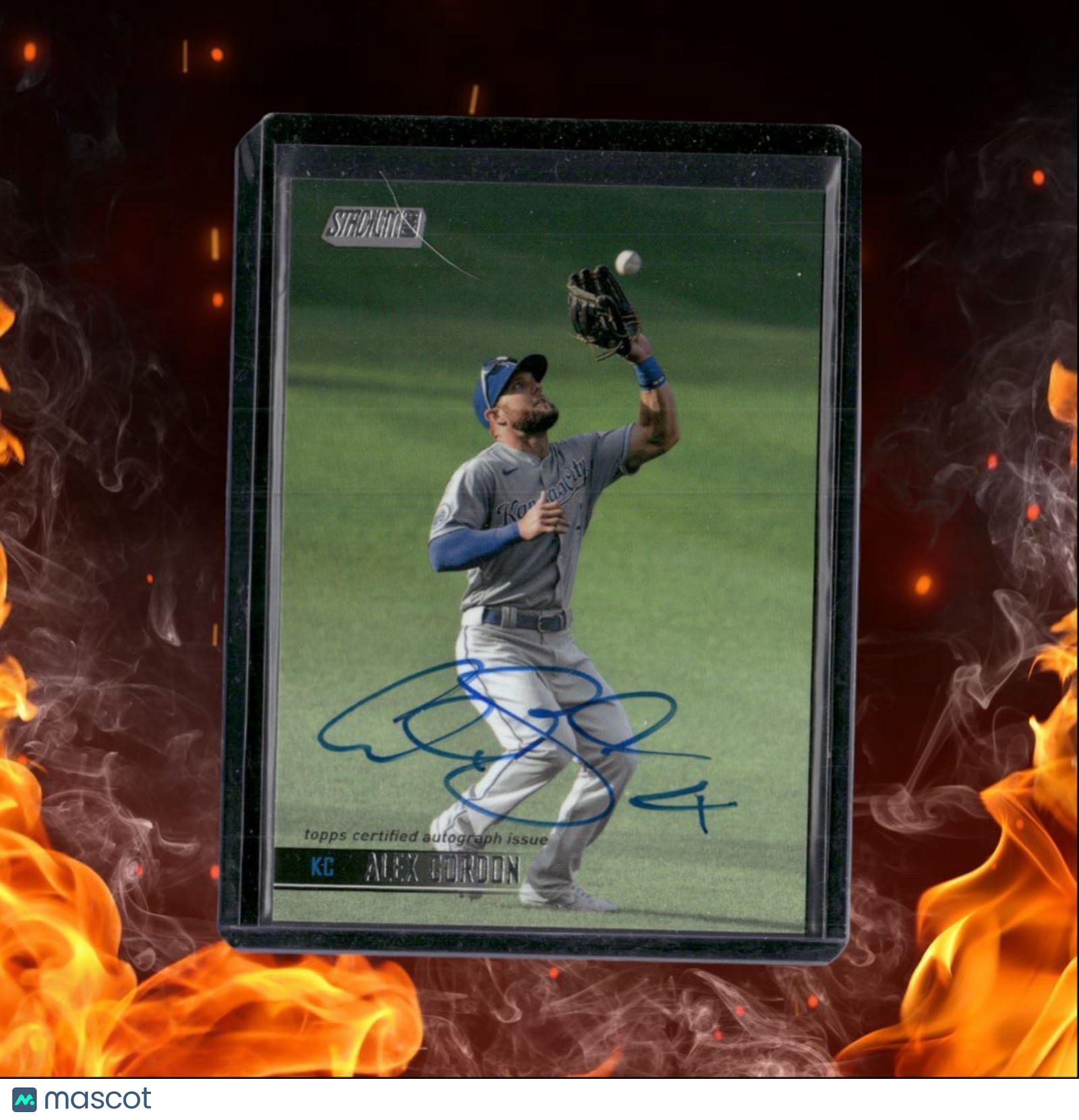 2021 Topps Stadium Club Alex Gordon Auto #SCBA-AGO