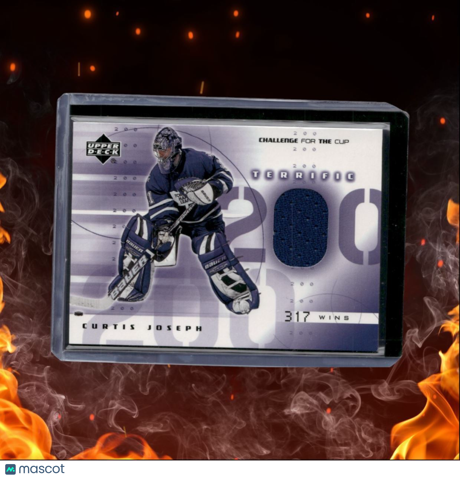 2001-02 Upper Deck Curtis Joseph Challenge for the Cup Jerseys Terrific #T-CJ