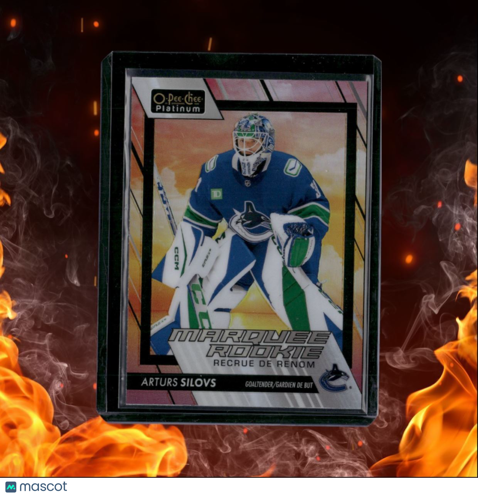 2023-24 O-Pee-Chee Platinum Arturs Silovs Marquee Sunset Rookie #241